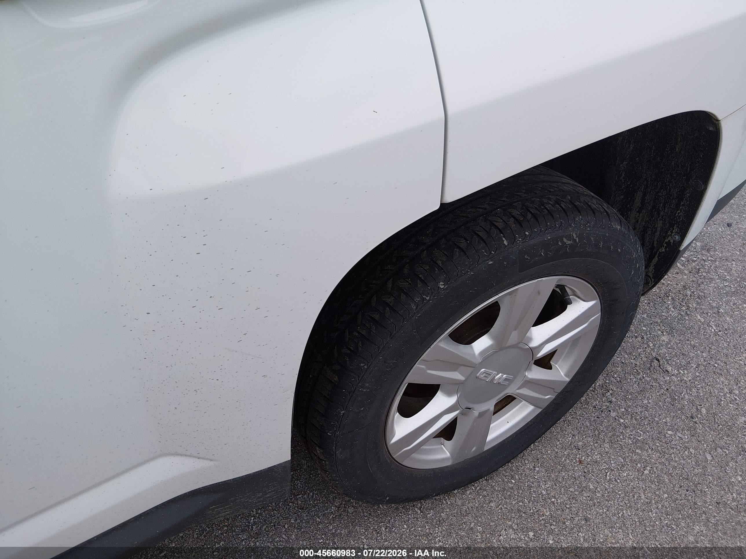 2015 Gmc Terrain Sle-2 White vin: 2GKFLWEK7F6347893