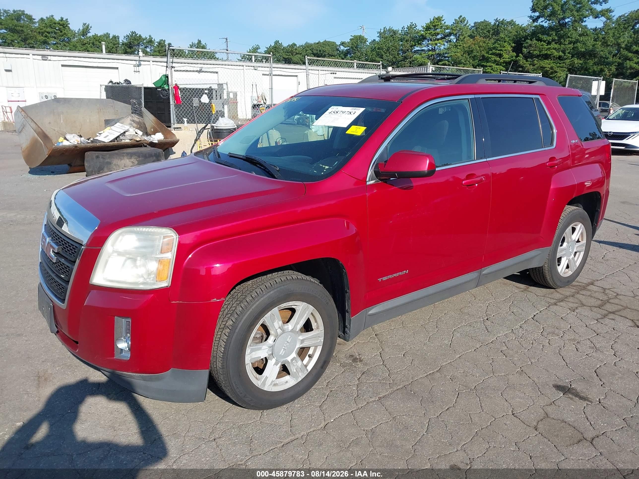 2014 Gmc Terrain Sle-2 Red vin: 2GKFLWEK8E6342099