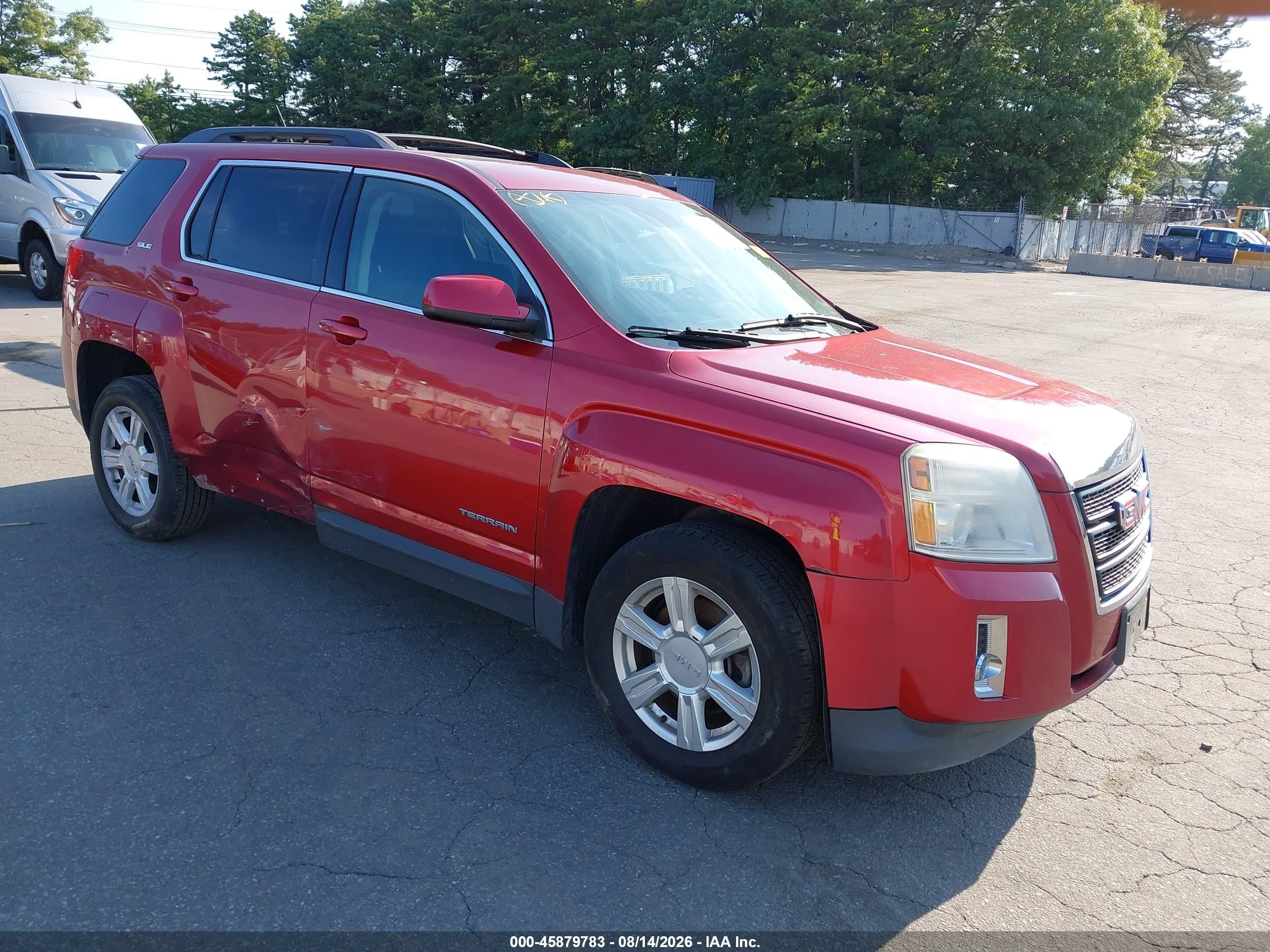 2014 Gmc Terrain Sle-2 Red vin: 2GKFLWEK8E6342099