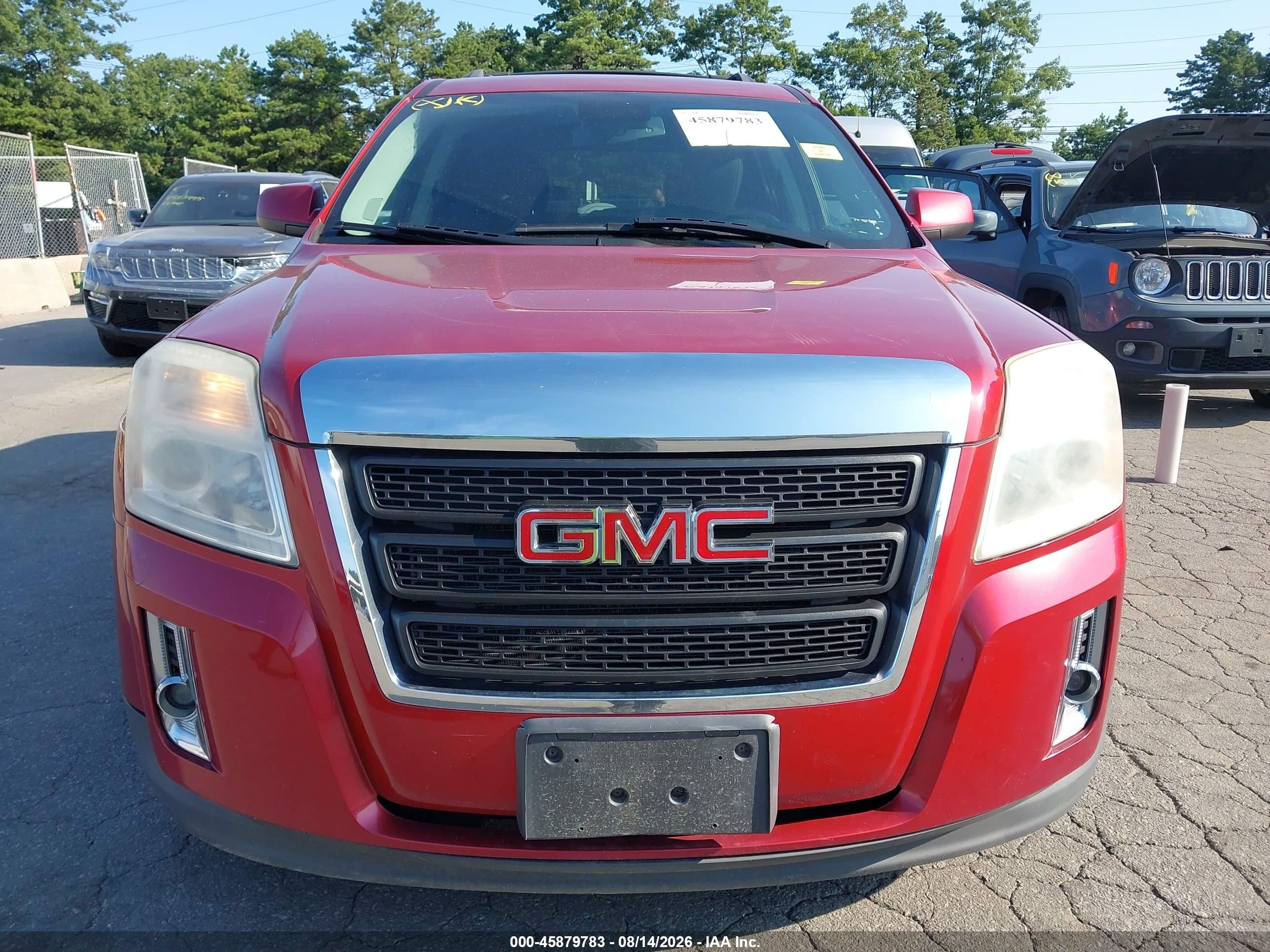 2014 Gmc Terrain Sle-2 Red vin: 2GKFLWEK8E6342099