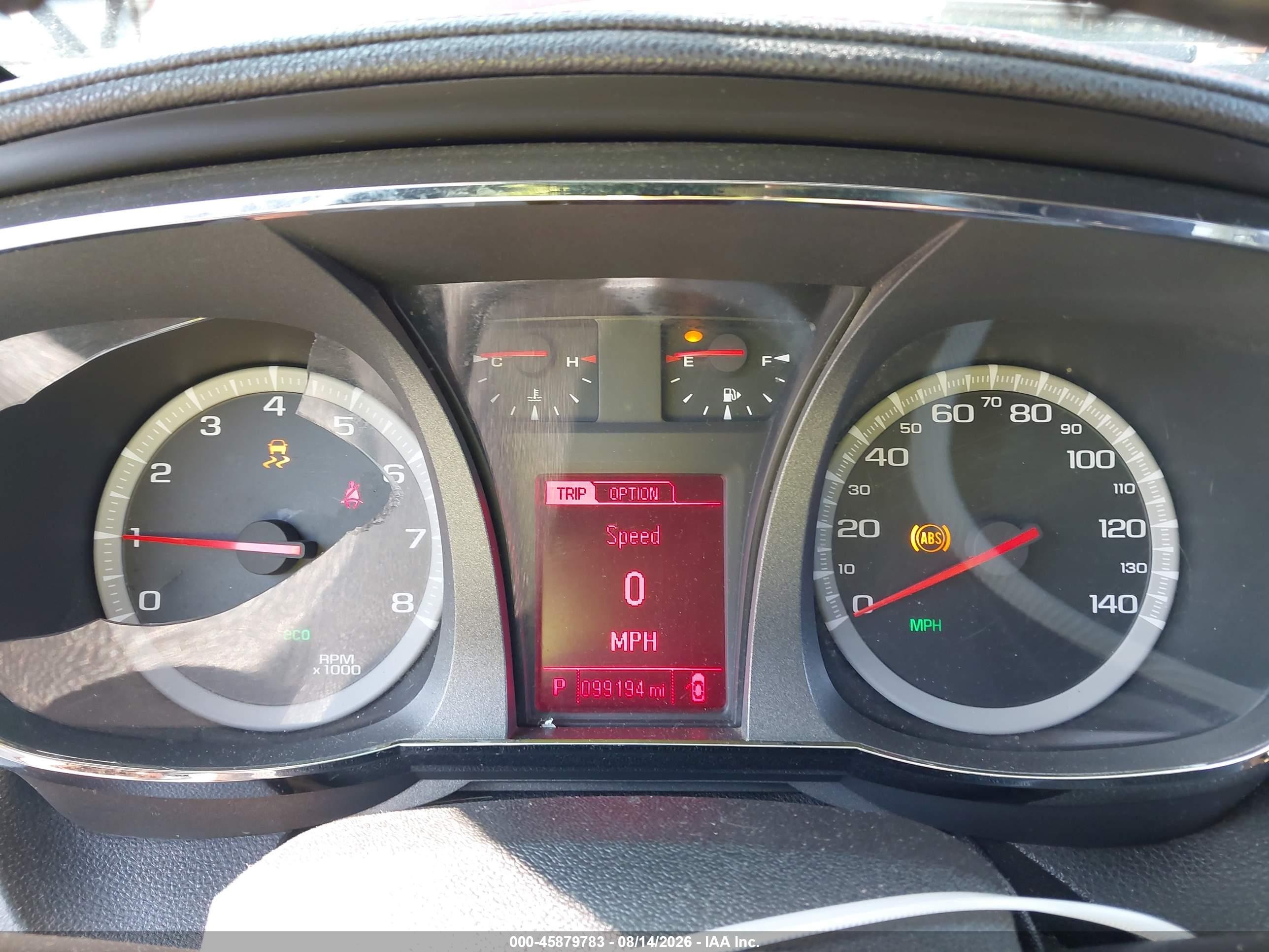 2014 Gmc Terrain Sle-2 Red vin: 2GKFLWEK8E6342099