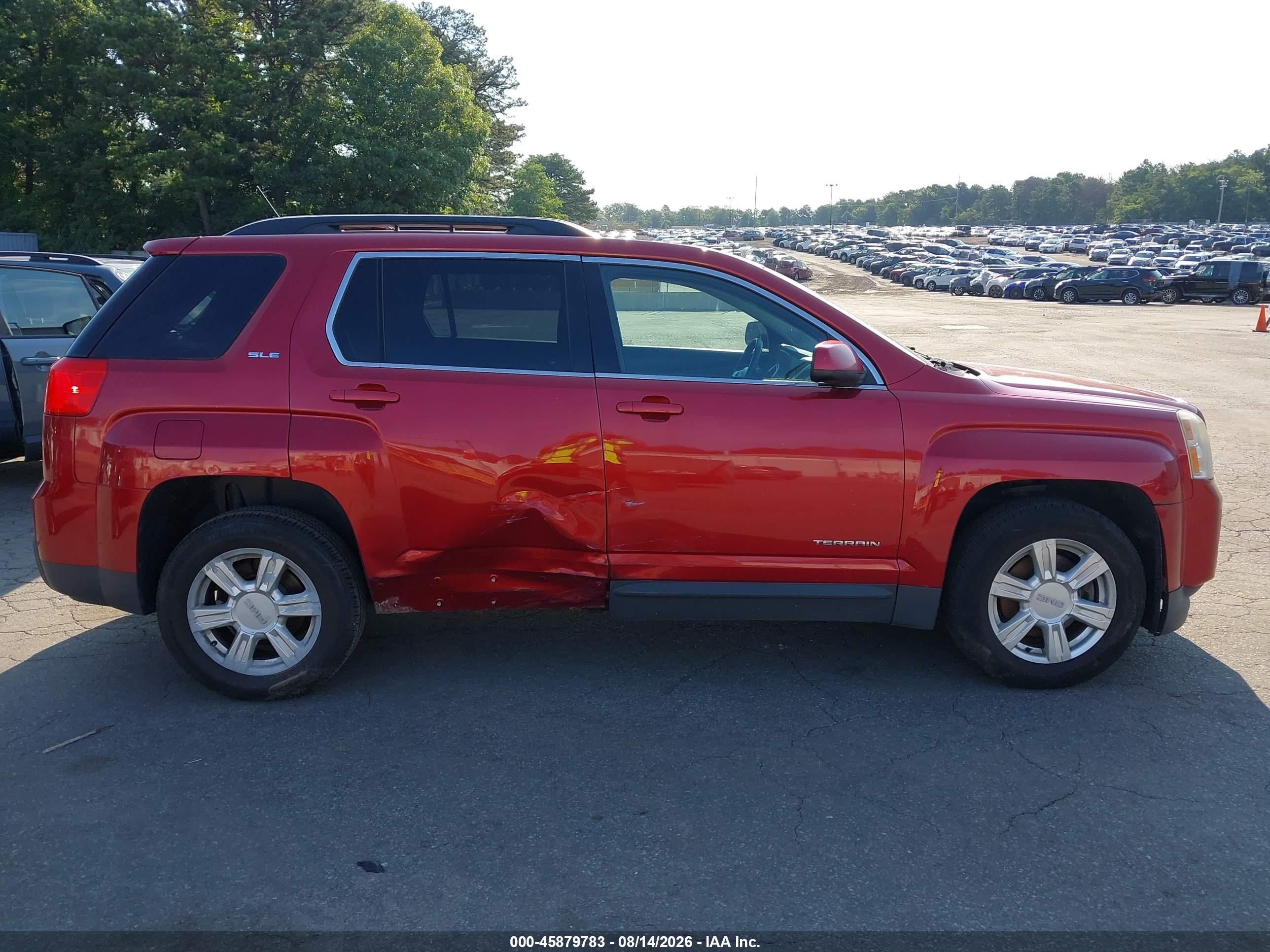 2014 Gmc Terrain Sle-2 Red vin: 2GKFLWEK8E6342099