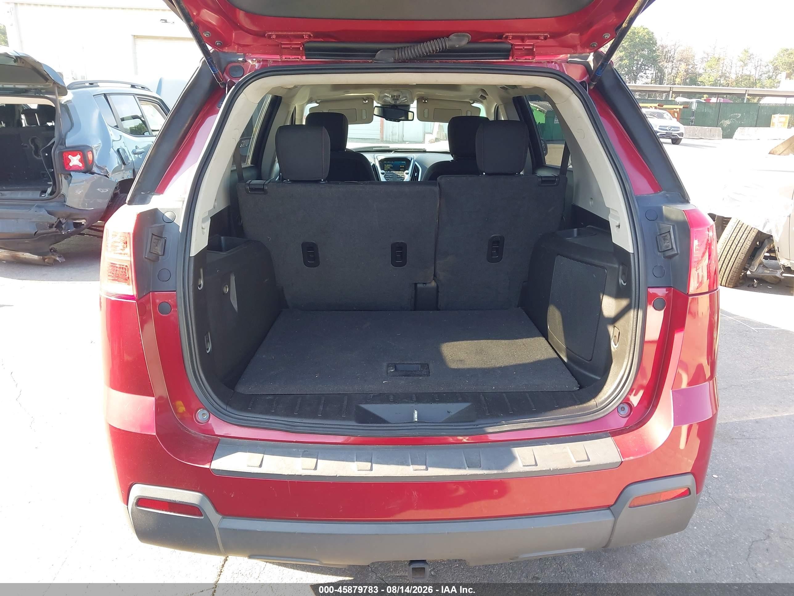 2014 Gmc Terrain Sle-2 Red vin: 2GKFLWEK8E6342099