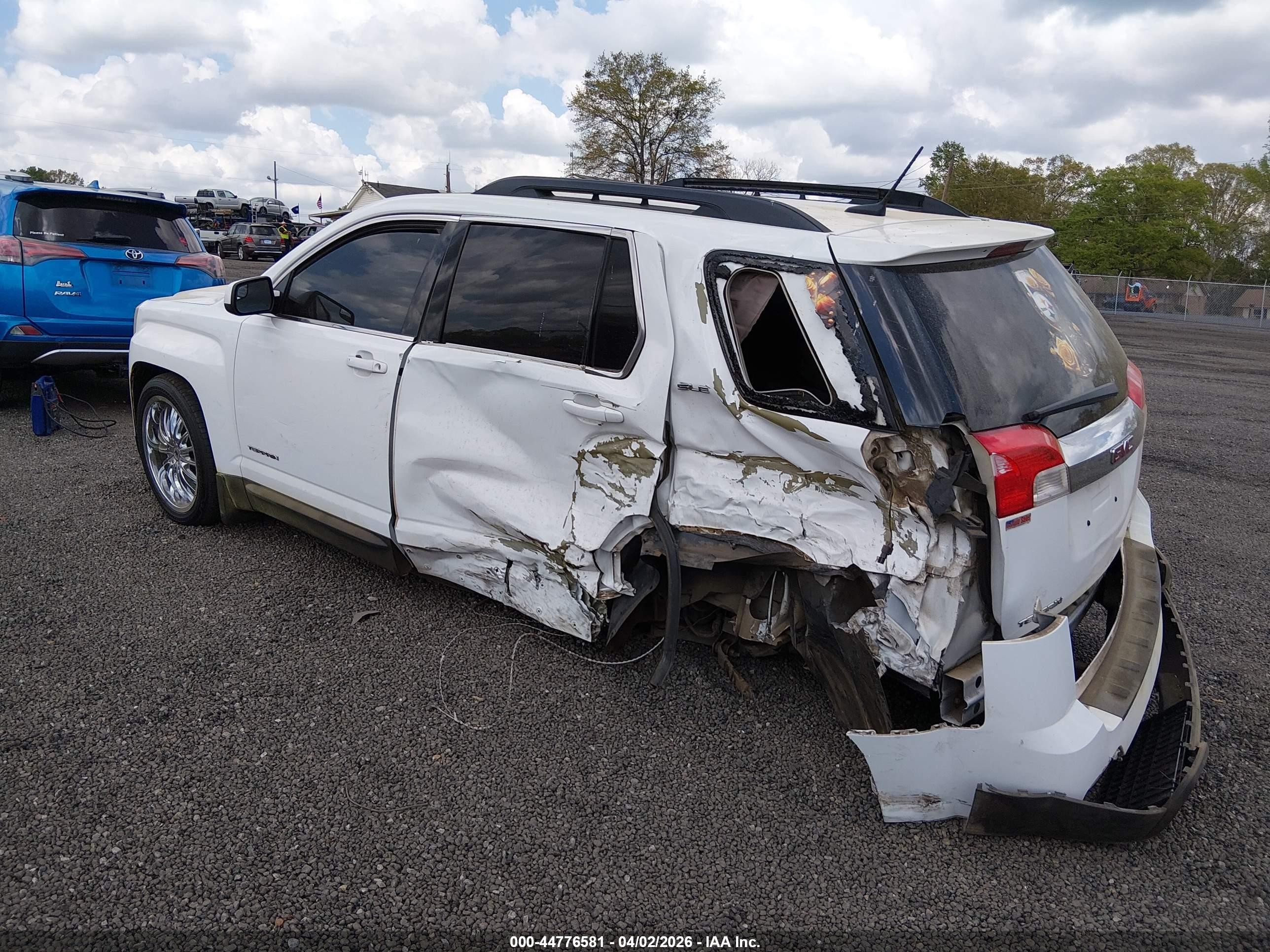 2014 Gmc Terrain Sle-2 White vin: 2GKFLWEK8E6381968