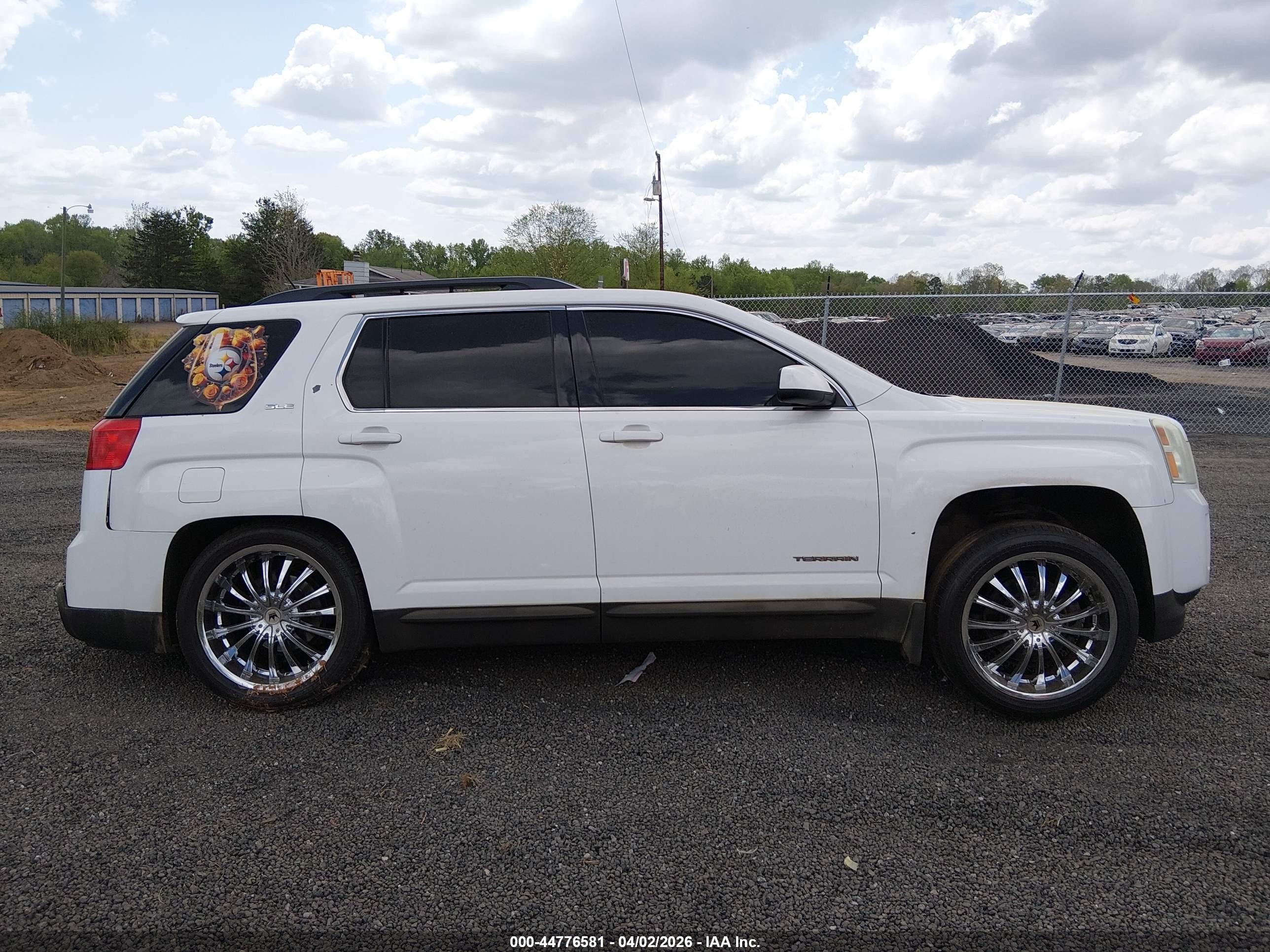 2014 Gmc Terrain Sle-2 White vin: 2GKFLWEK8E6381968