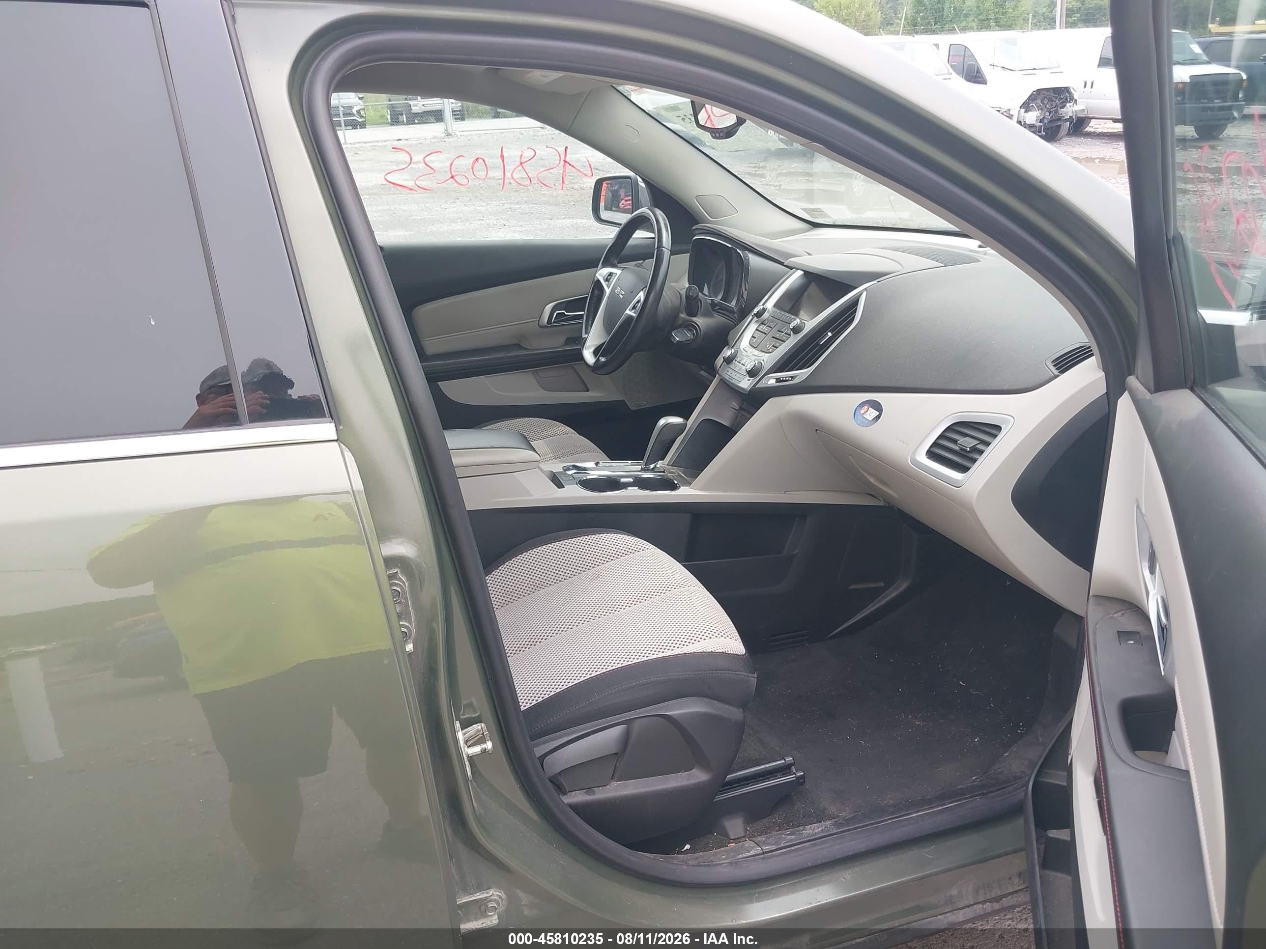 2015 Gmc Terrain Sle-2 Green vin: 2GKFLWEK8F6145175