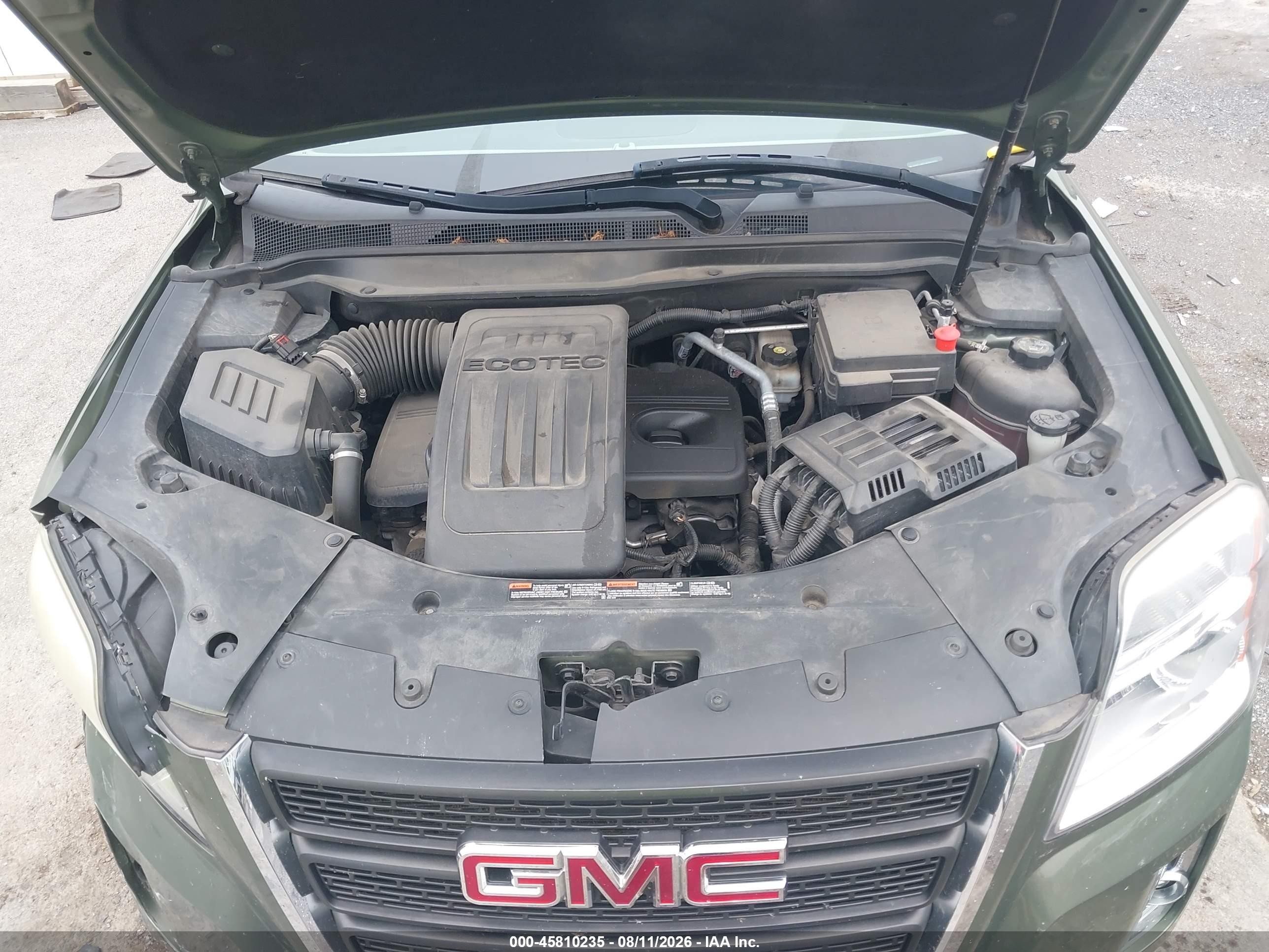 2015 Gmc Terrain Sle-2 Green vin: 2GKFLWEK8F6145175