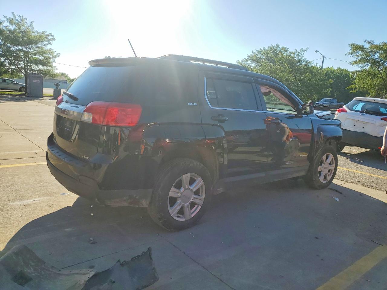 2015 Gmc Terrain Sle Черный vin: 2GKFLWEK8F6221820