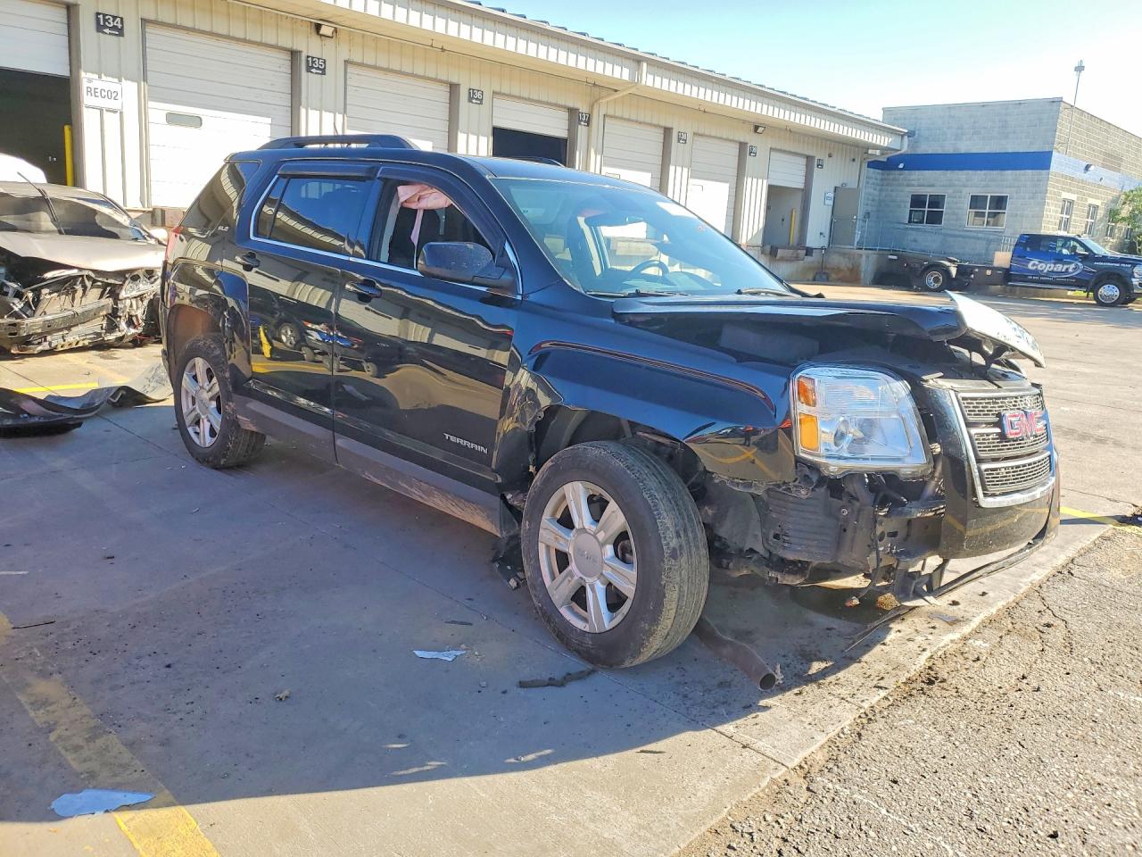 2015 Gmc Terrain Sle Черный vin: 2GKFLWEK8F6221820