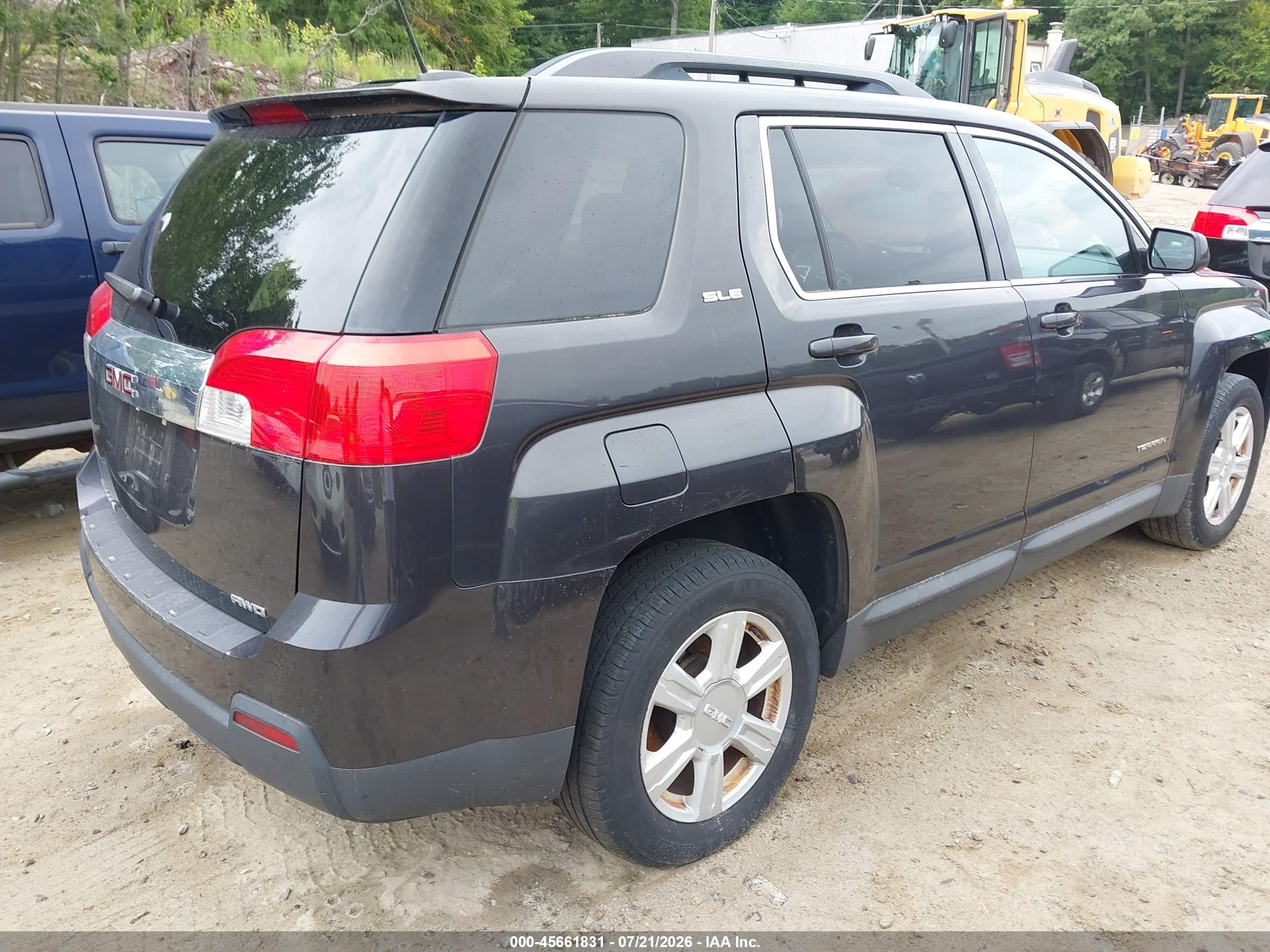 2015 Gmc Terrain Sle-2 Black vin: 2GKFLWEK8F6394141