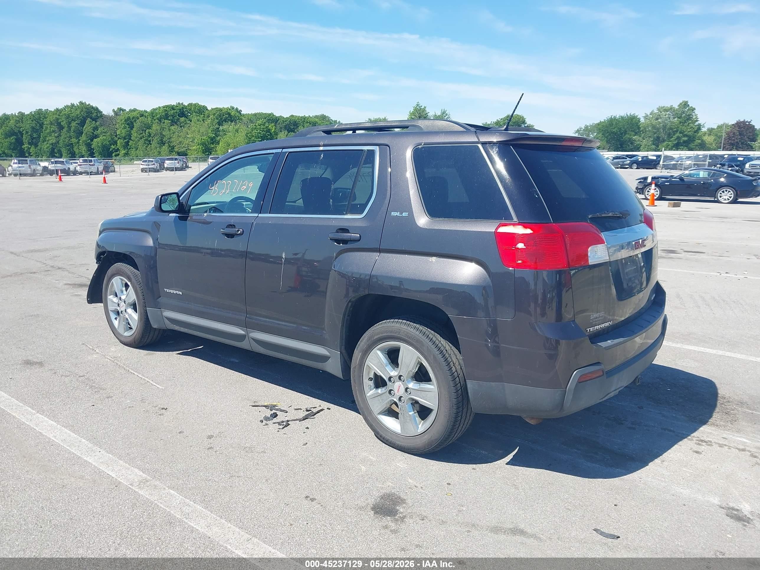 2014 Gmc Terrain Sle-2 Gray vin: 2GKFLWEK9E6178698