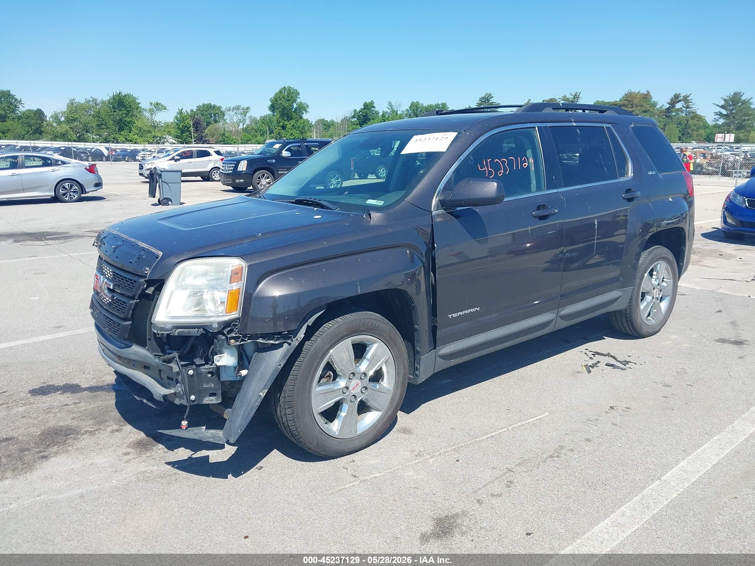 2014 Gmc Terrain Sle-2 Gray vin: 2GKFLWEK9E6178698