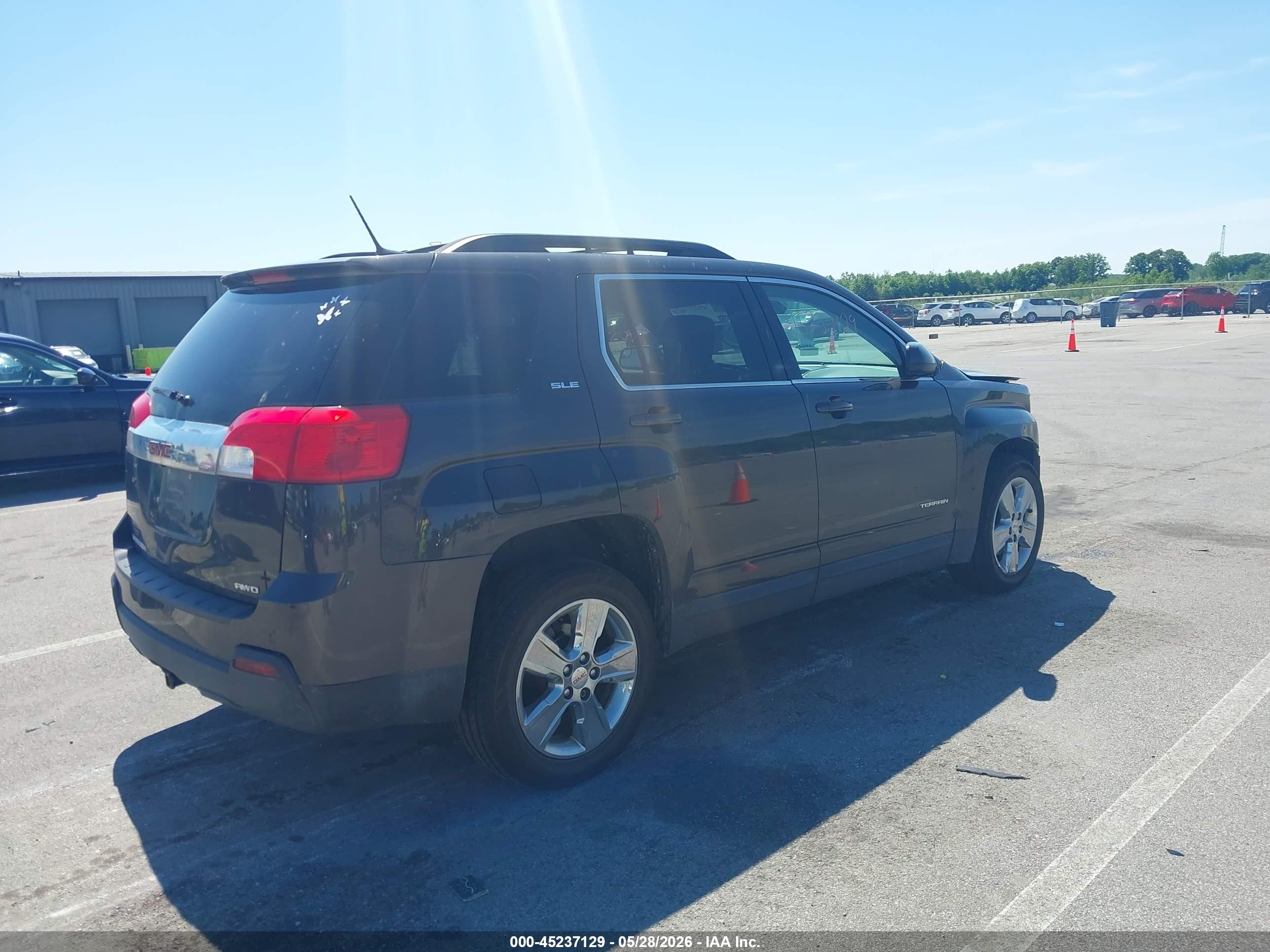 2014 Gmc Terrain Sle-2 Gray vin: 2GKFLWEK9E6178698