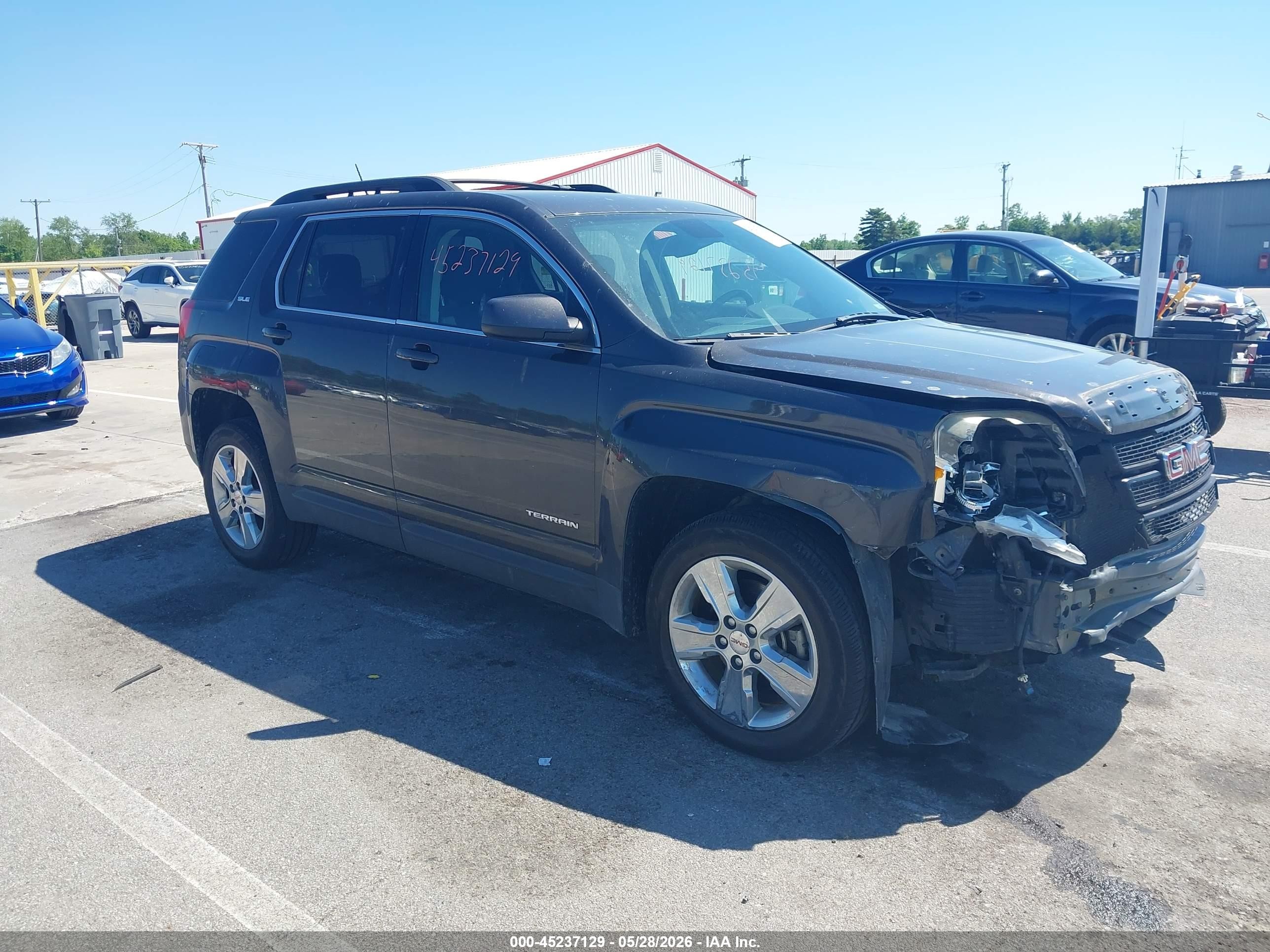 2014 Gmc Terrain Sle-2 Gray vin: 2GKFLWEK9E6178698