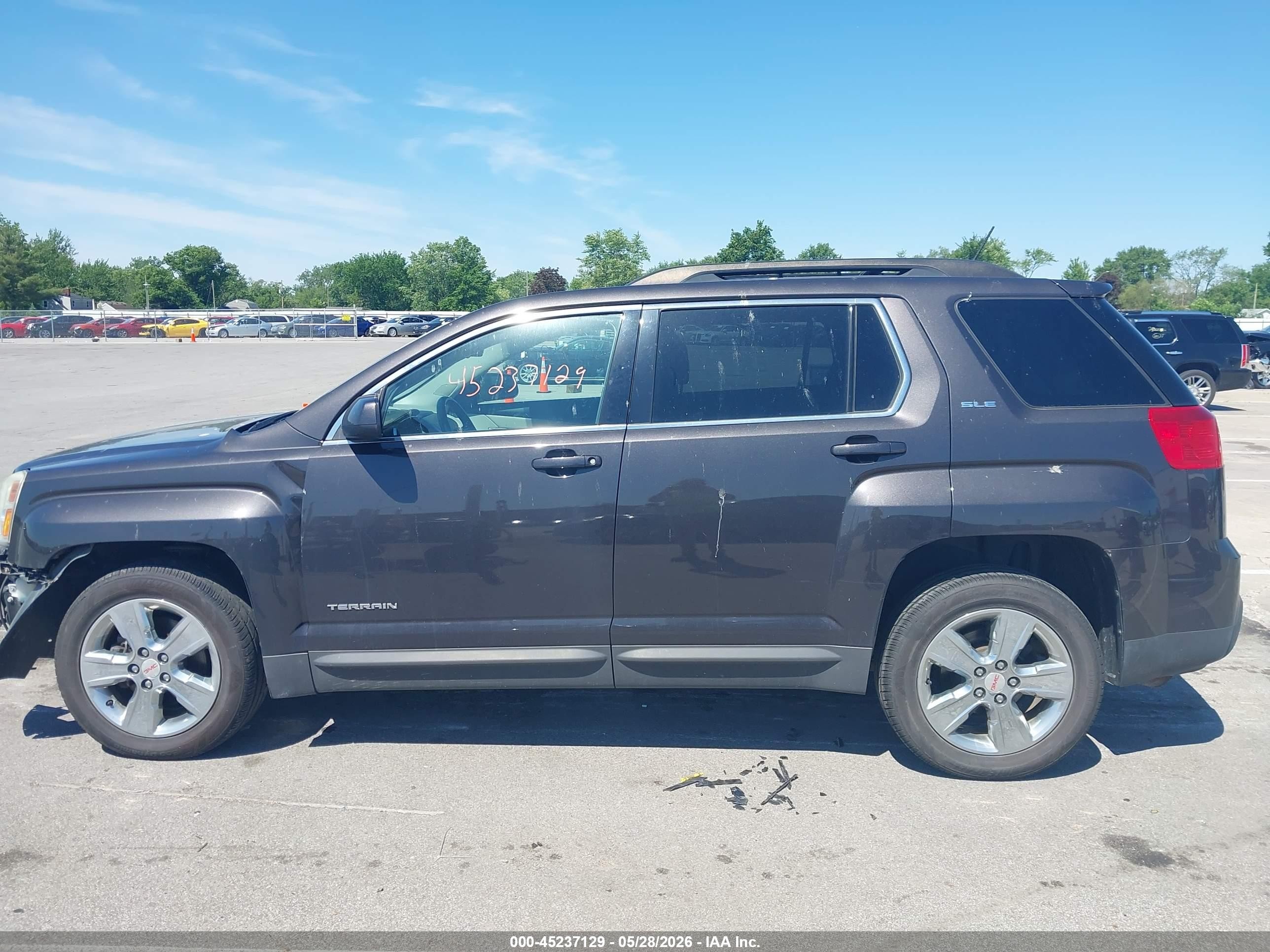 2014 Gmc Terrain Sle-2 Gray vin: 2GKFLWEK9E6178698