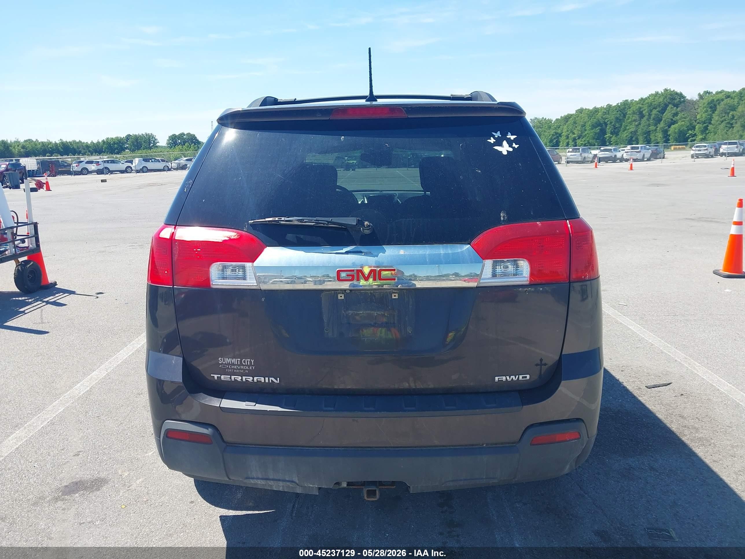 2014 Gmc Terrain Sle-2 Gray vin: 2GKFLWEK9E6178698