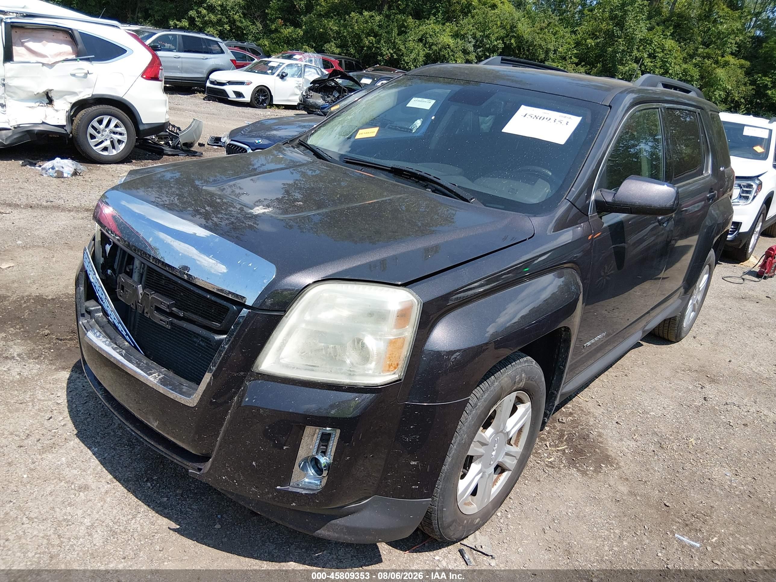 2014 Gmc Terrain Sle-2 Gray vin: 2GKFLWEK9E6331421