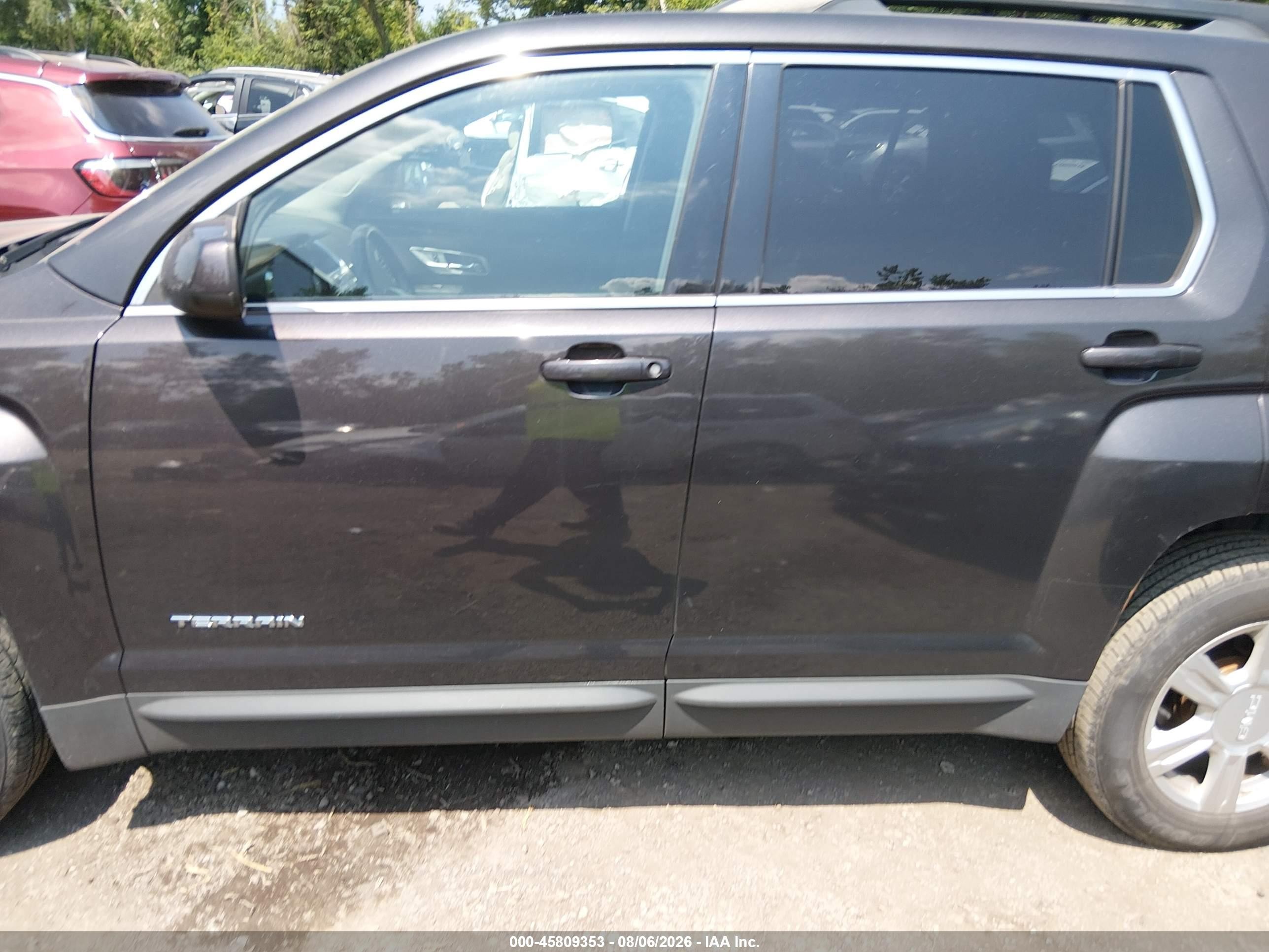 2014 Gmc Terrain Sle-2 Gray vin: 2GKFLWEK9E6331421