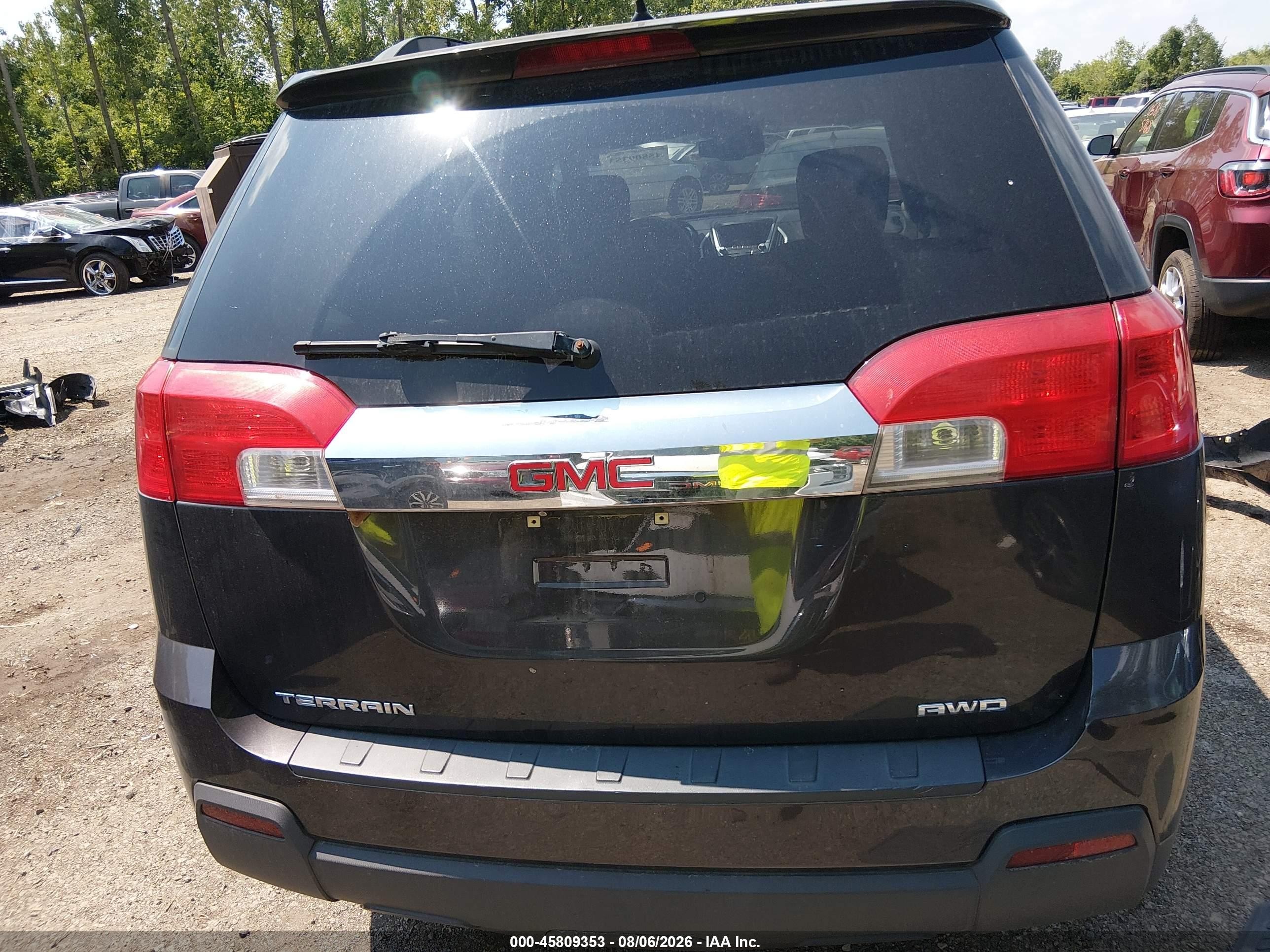 2014 Gmc Terrain Sle-2 Gray vin: 2GKFLWEK9E6331421