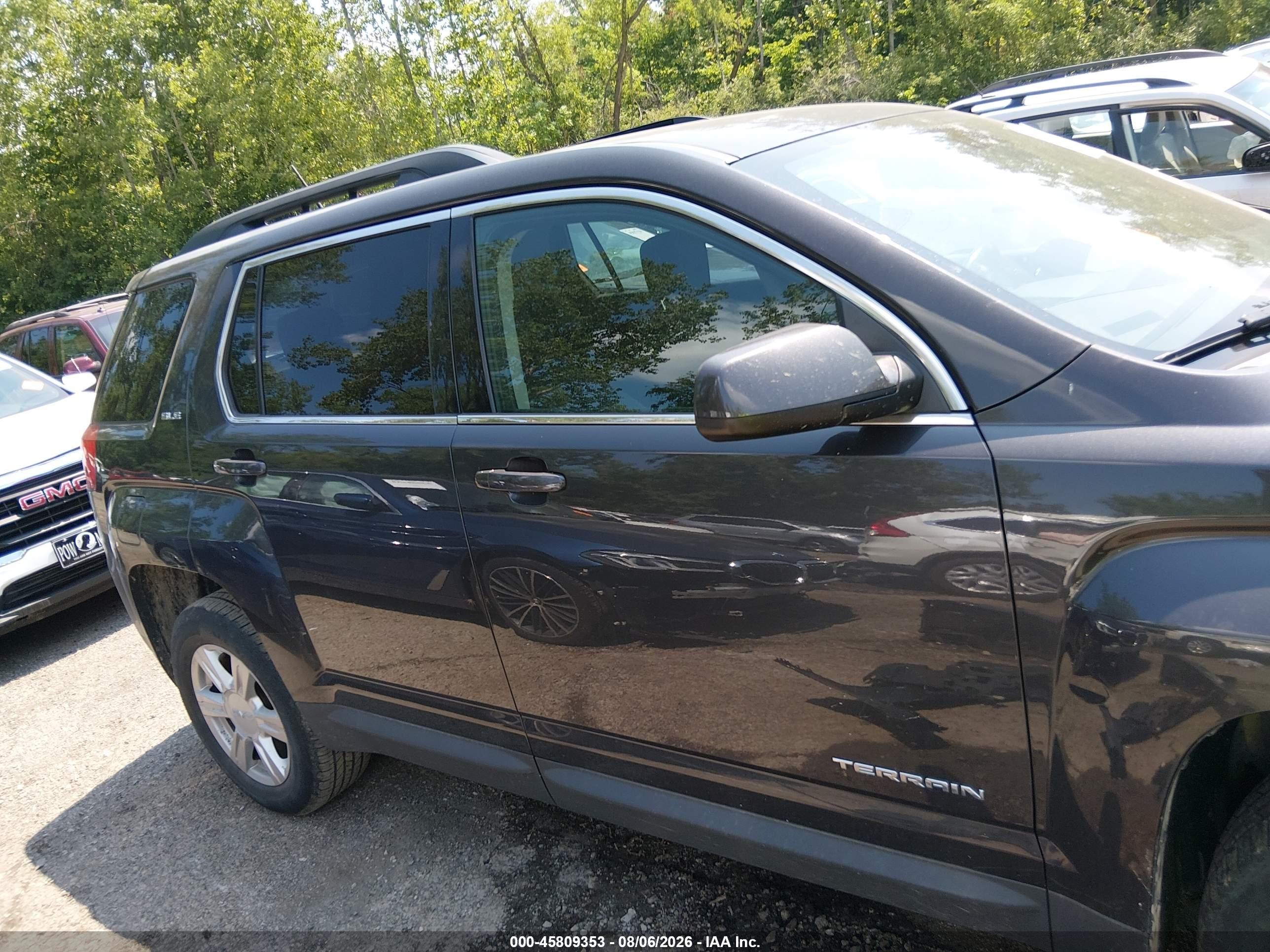2014 Gmc Terrain Sle-2 Gray vin: 2GKFLWEK9E6331421