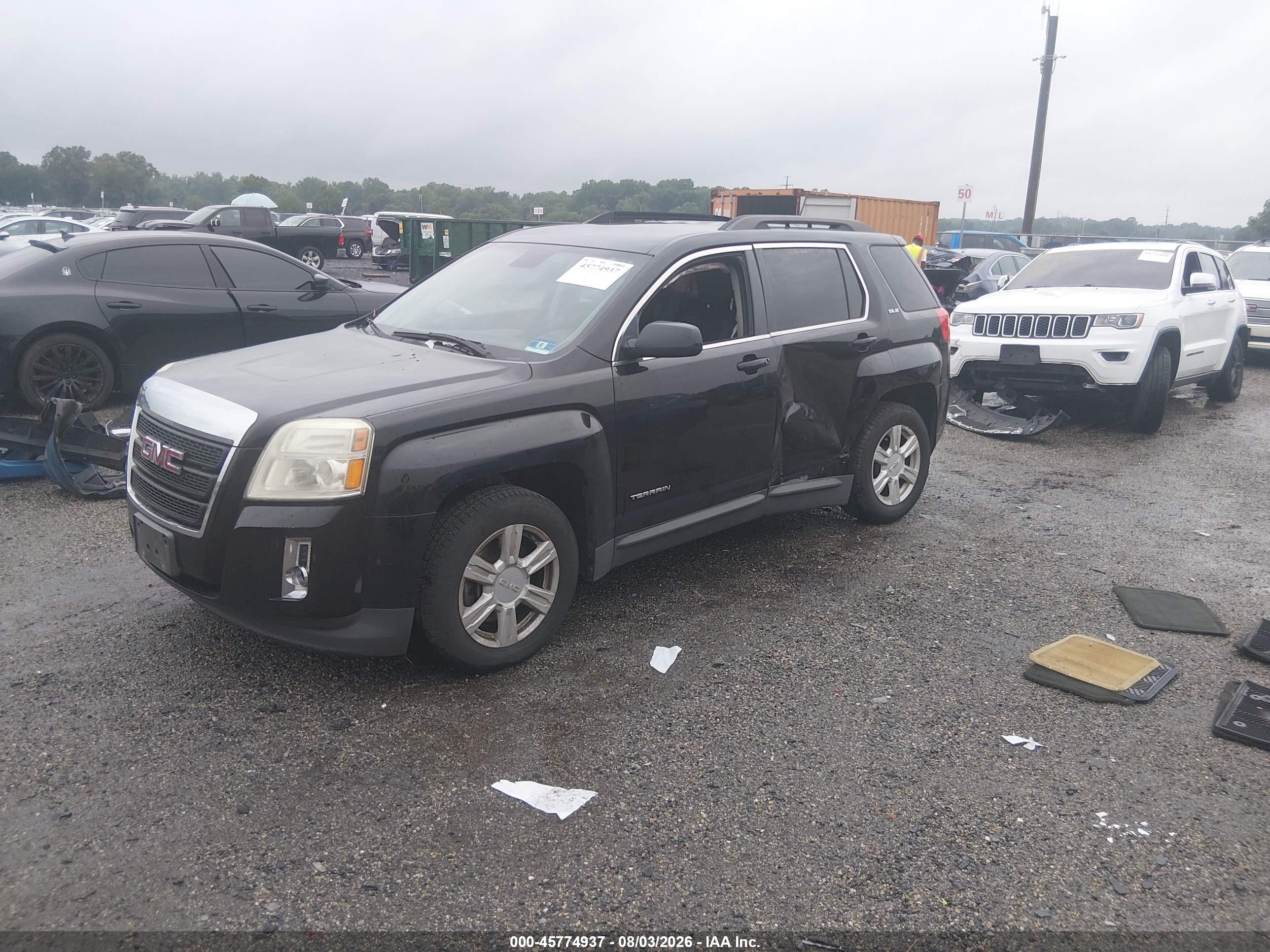 2014 Gmc Terrain Sle-2 Black vin: 2GKFLWEK9E6360577