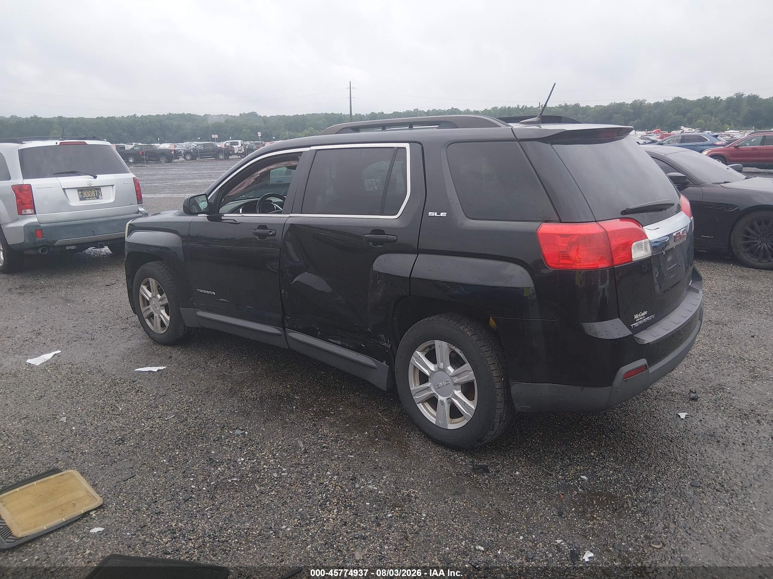 2014 Gmc Terrain Sle-2 Black vin: 2GKFLWEK9E6360577