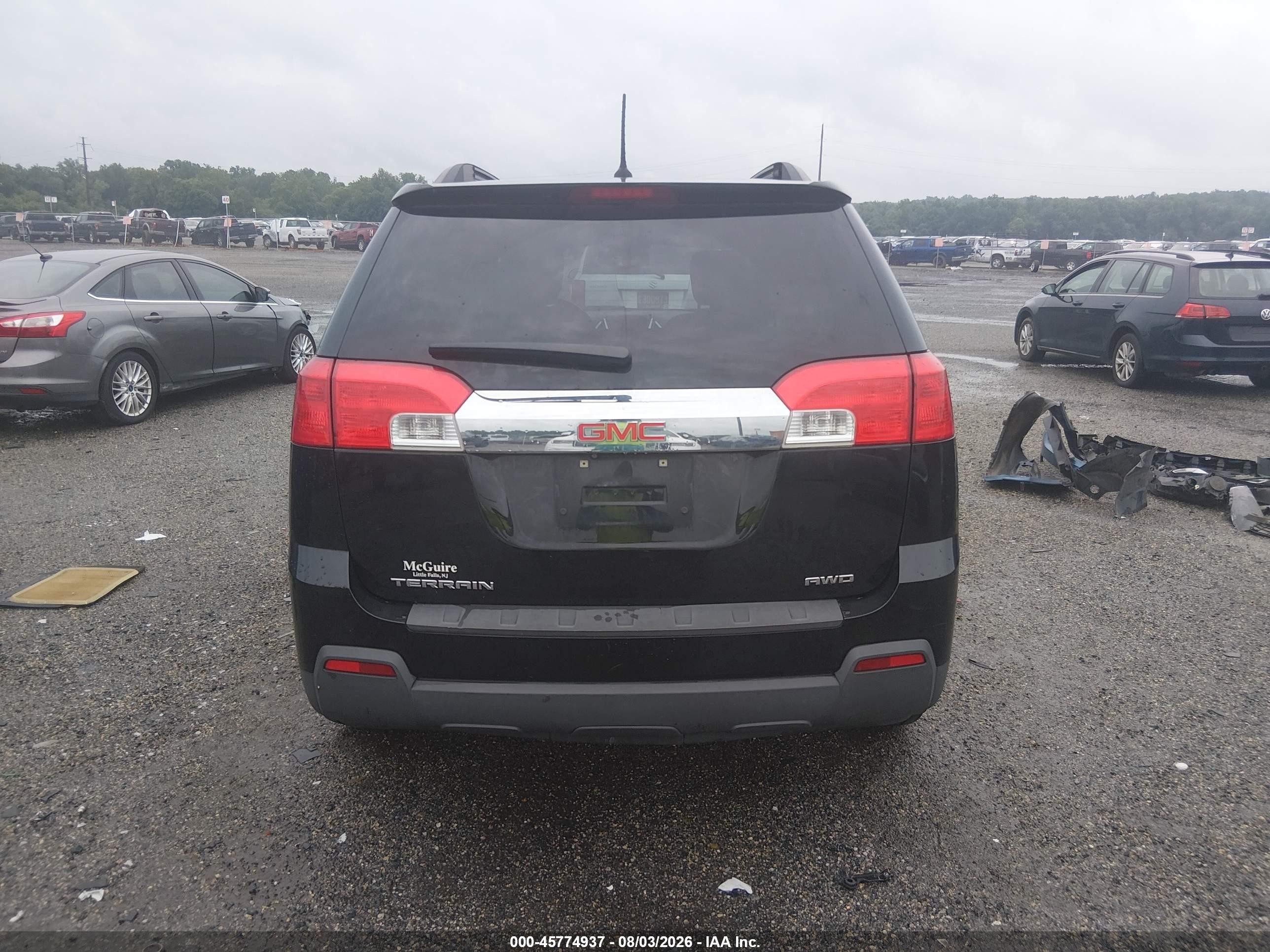 2014 Gmc Terrain Sle-2 Black vin: 2GKFLWEK9E6360577