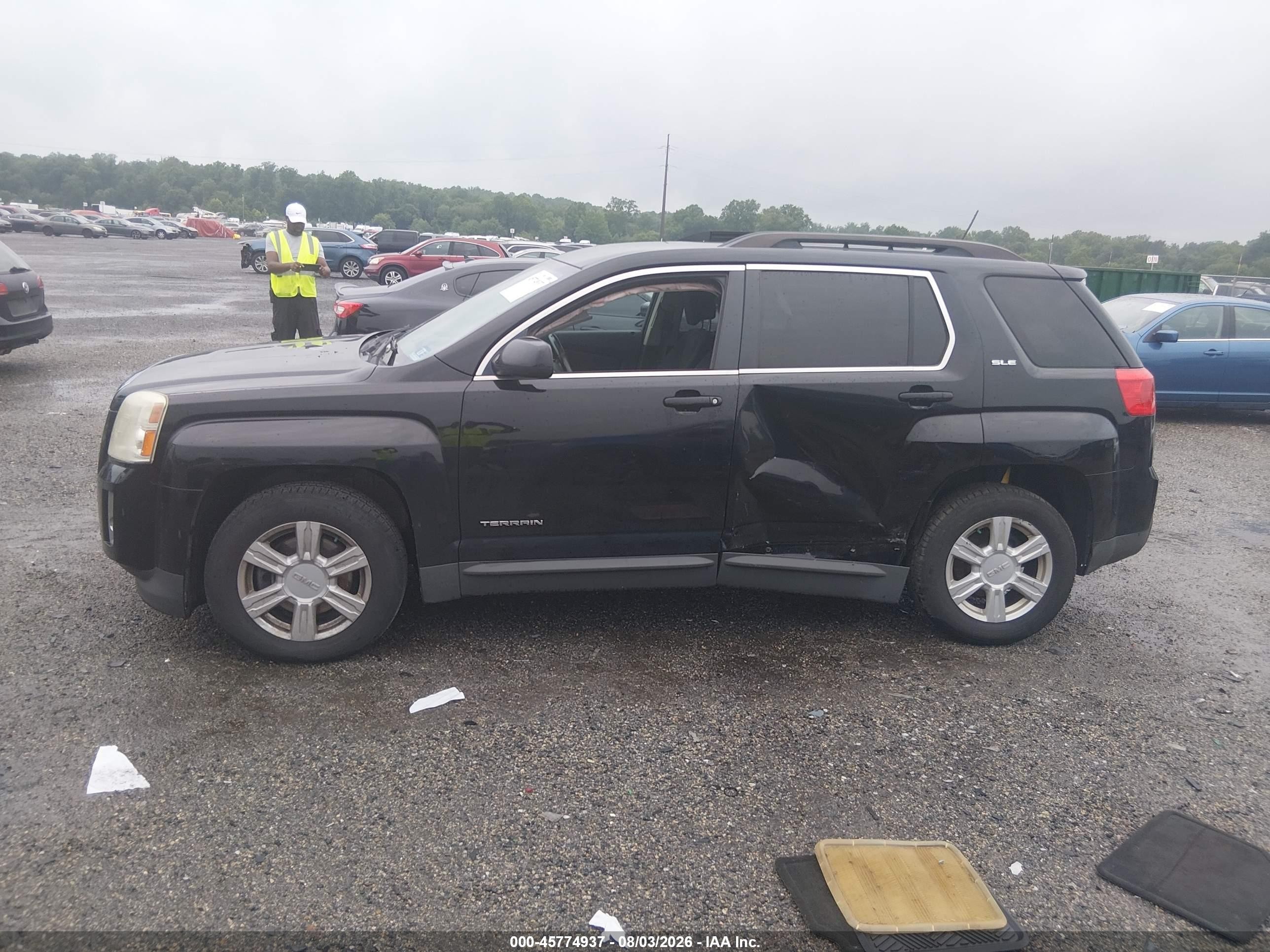 2014 Gmc Terrain Sle-2 Black vin: 2GKFLWEK9E6360577