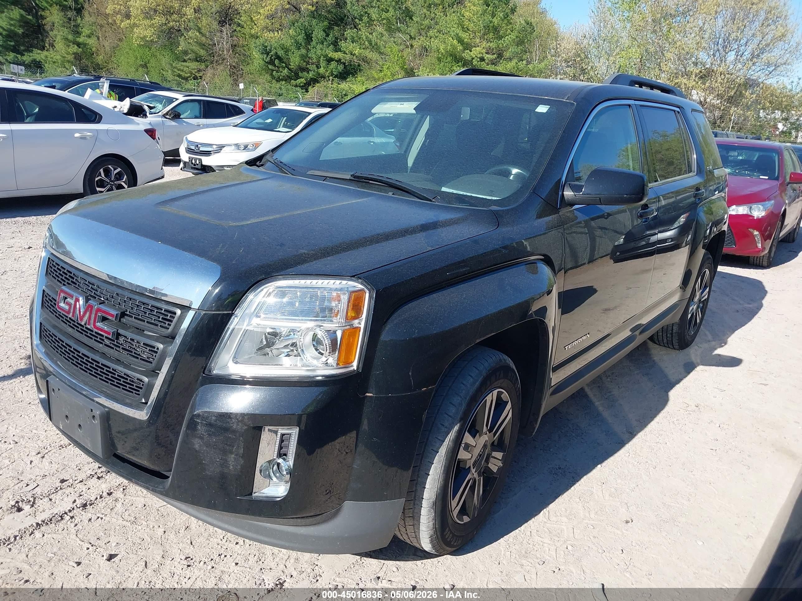 2014 Gmc Terrain Sle-2 Black vin: 2GKFLWEK9E6360790