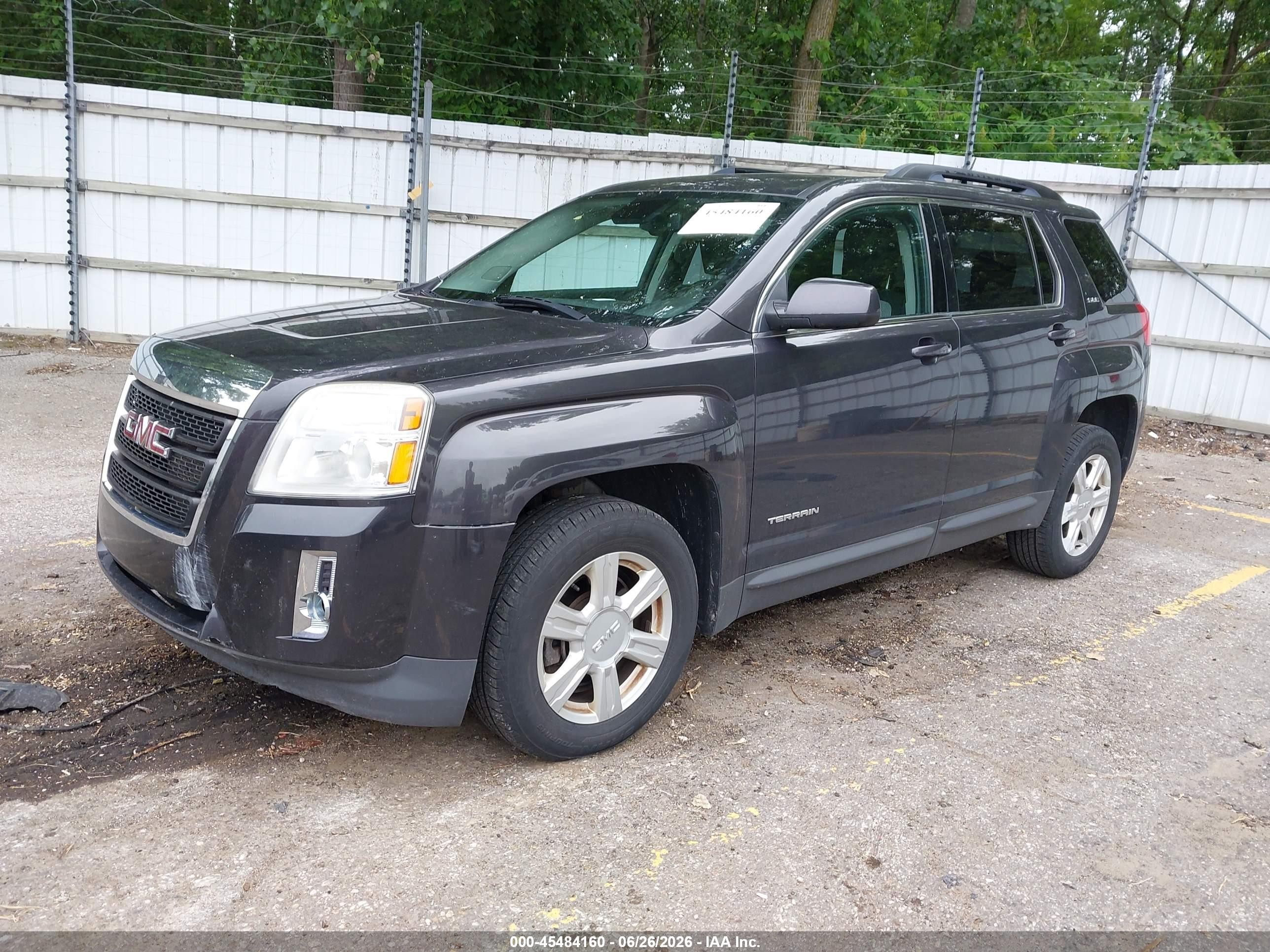 2015 Gmc Terrain Sle-2 Black vin: 2GKFLWEK9F6265292