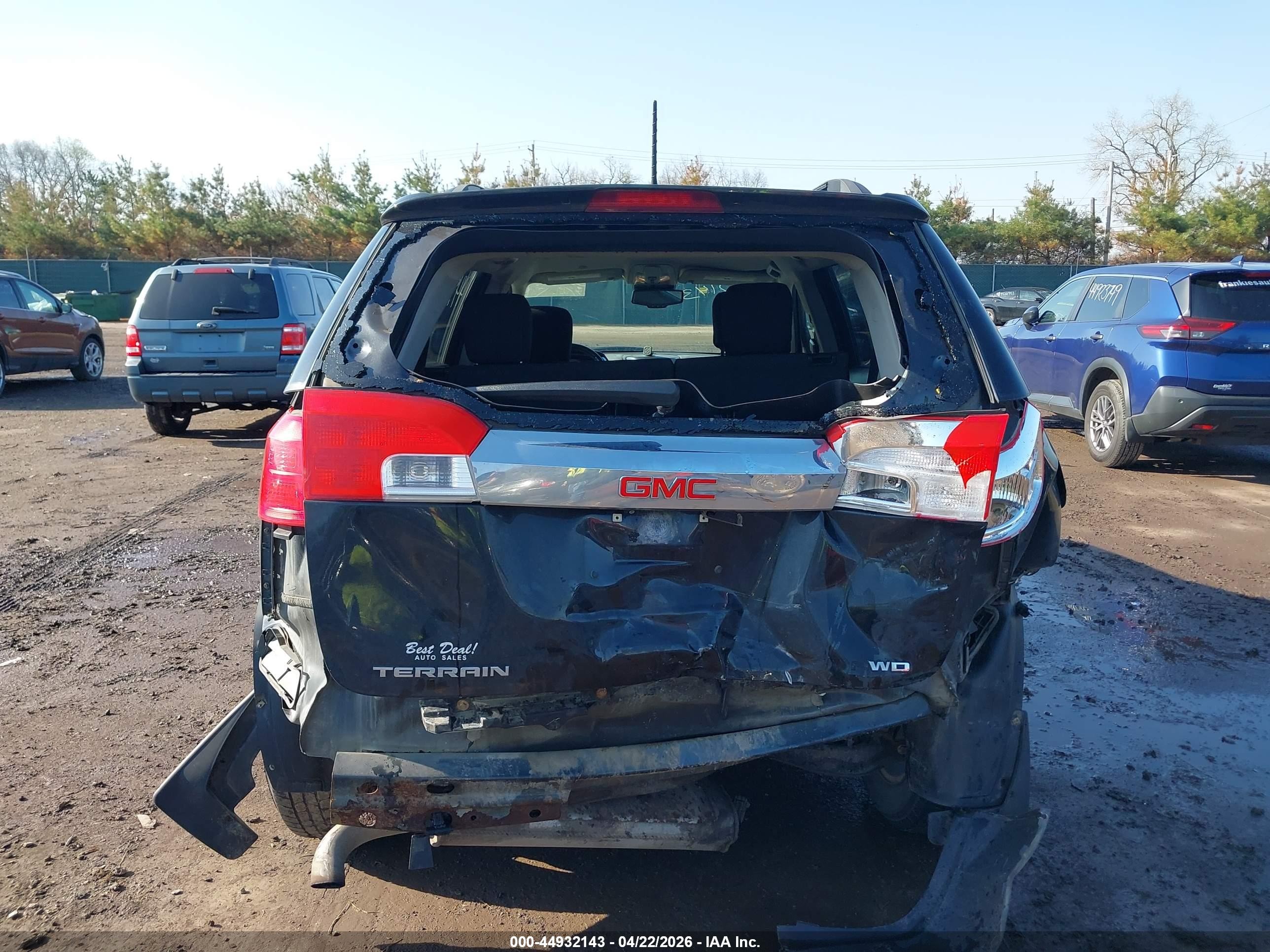 2015 Gmc Terrain Sle-2 Черный vin: 2GKFLWEK9F6349676