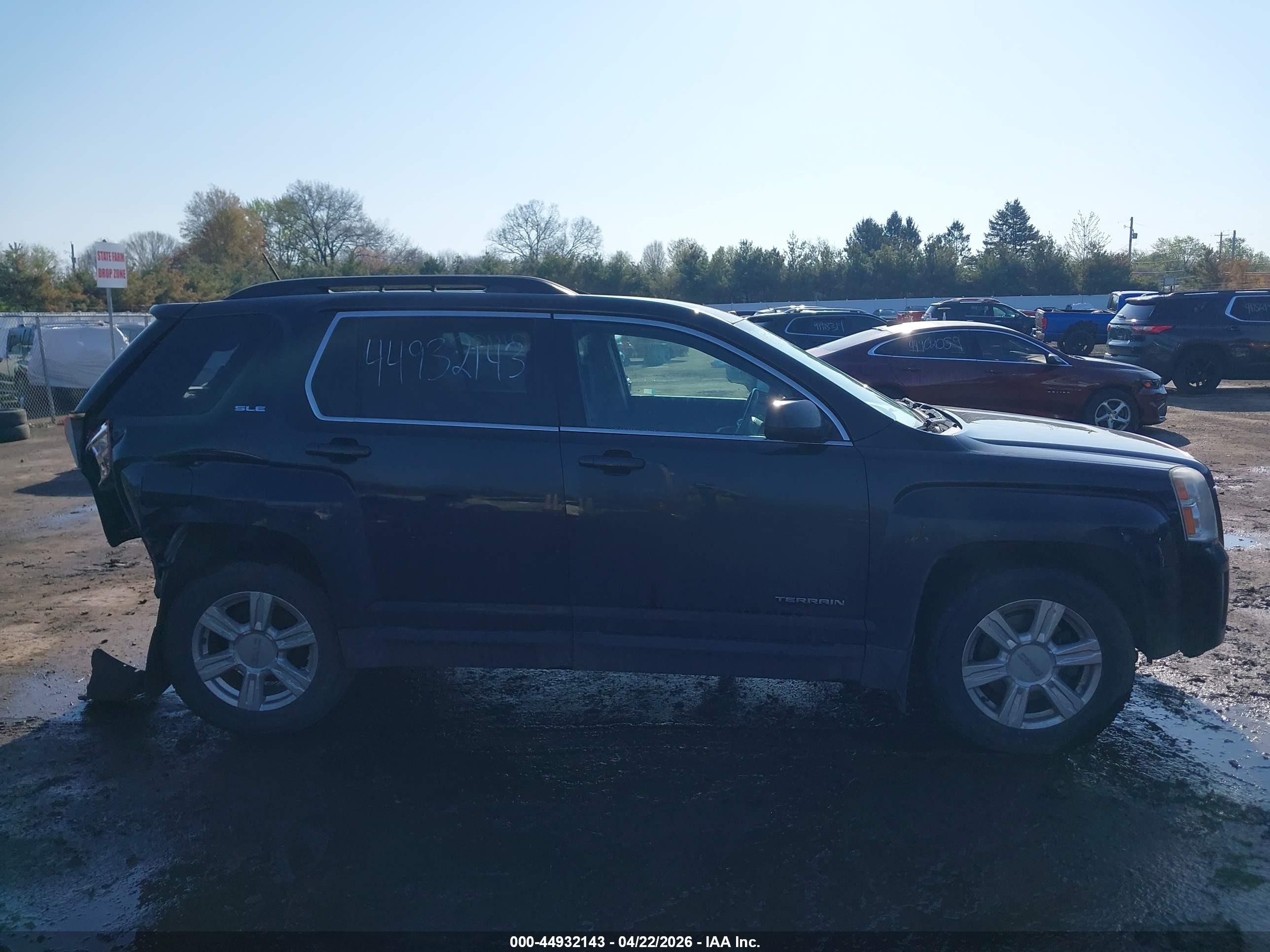 2015 Gmc Terrain Sle-2 Черный vin: 2GKFLWEK9F6349676