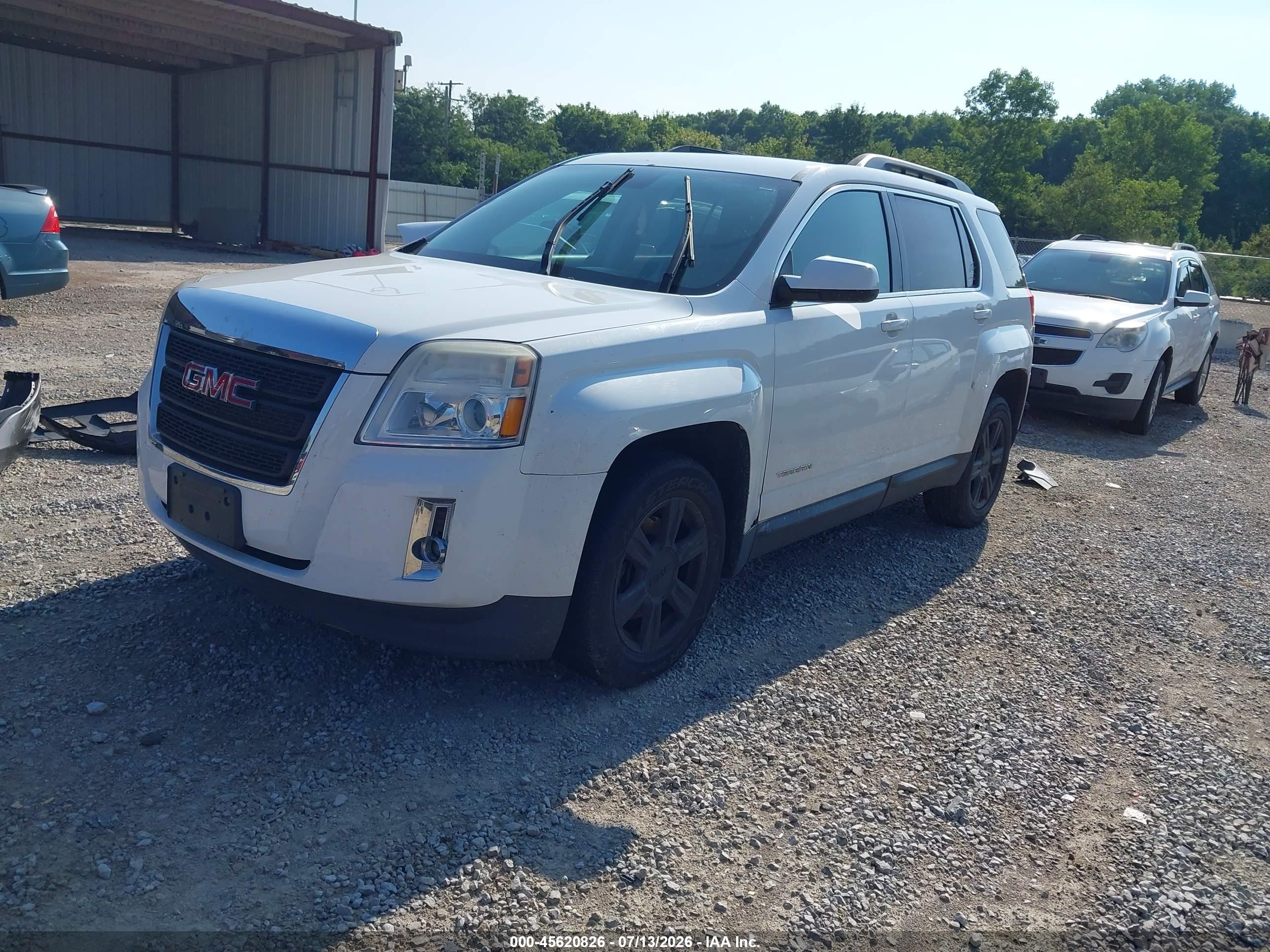 2015 Gmc Terrain Sle-2 White vin: 2GKFLWEK9F6385545