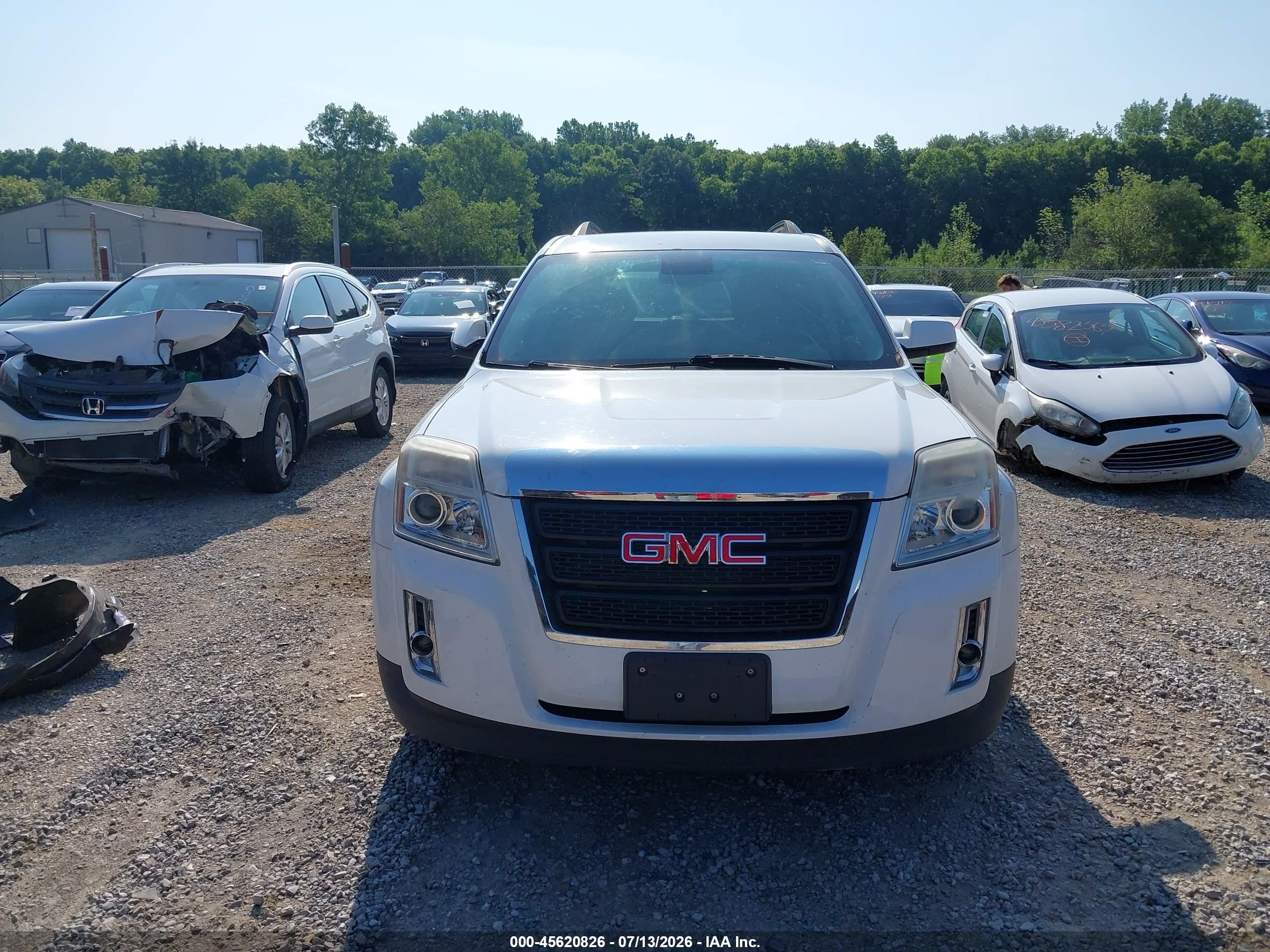 2015 Gmc Terrain Sle-2 White vin: 2GKFLWEK9F6385545