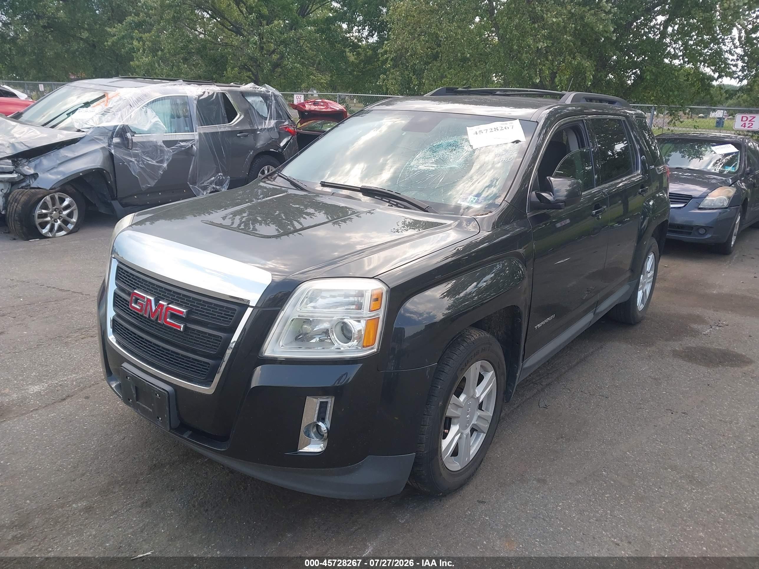 2014 Gmc Terrain Sle-2 Black vin: 2GKFLWEKXE6266854