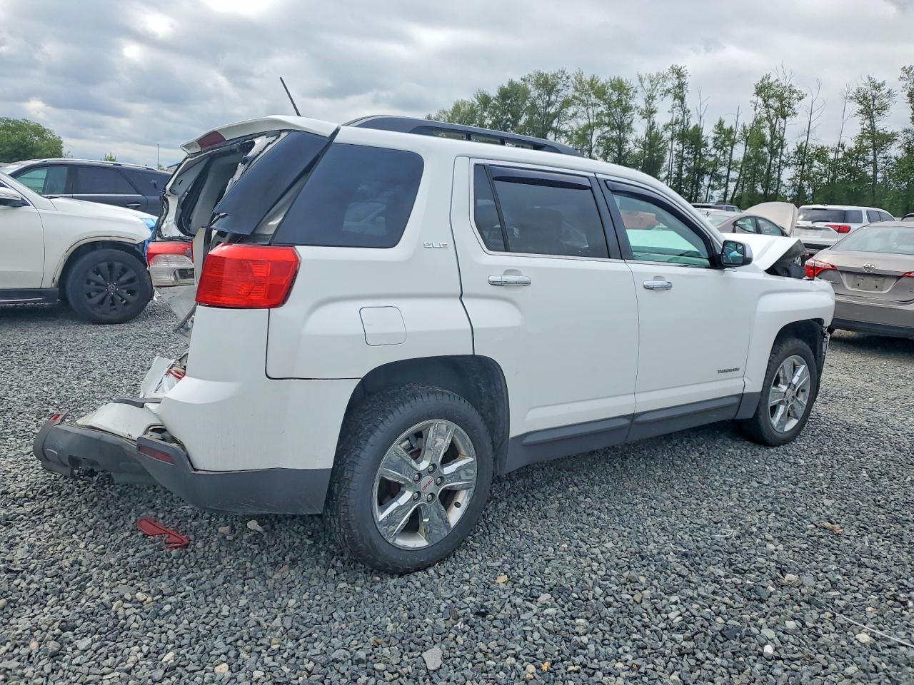 2014 Gmc Terrain Sle White vin: 2GKFLWEKXE6366355