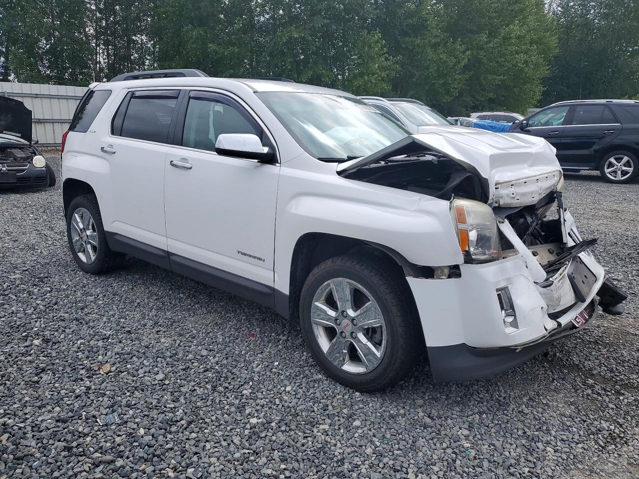 2014 Gmc Terrain Sle White vin: 2GKFLWEKXE6366355