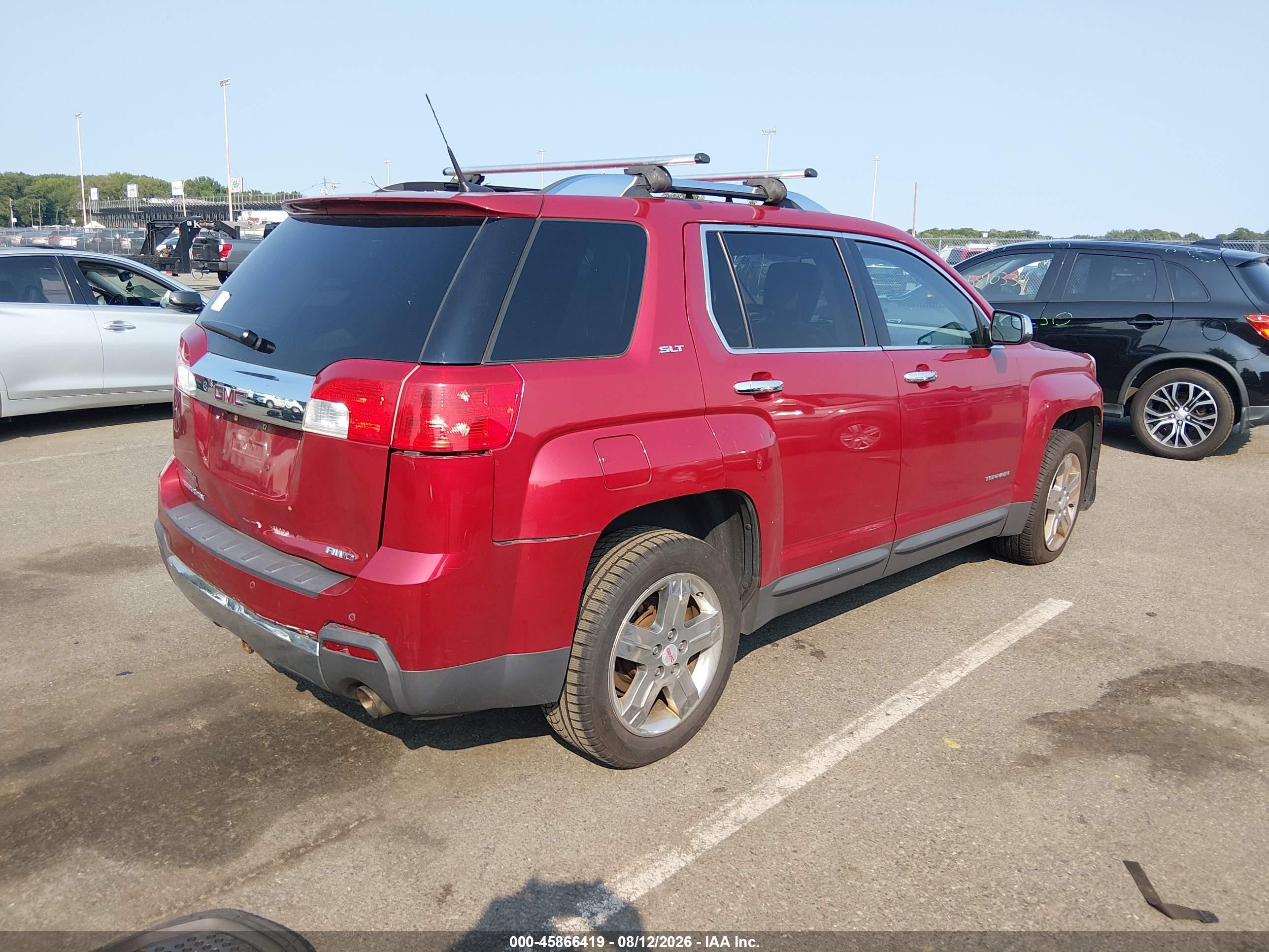 2013 Gmc Terrain Slt-2 Red vin: 2GKFLXE30D6128219