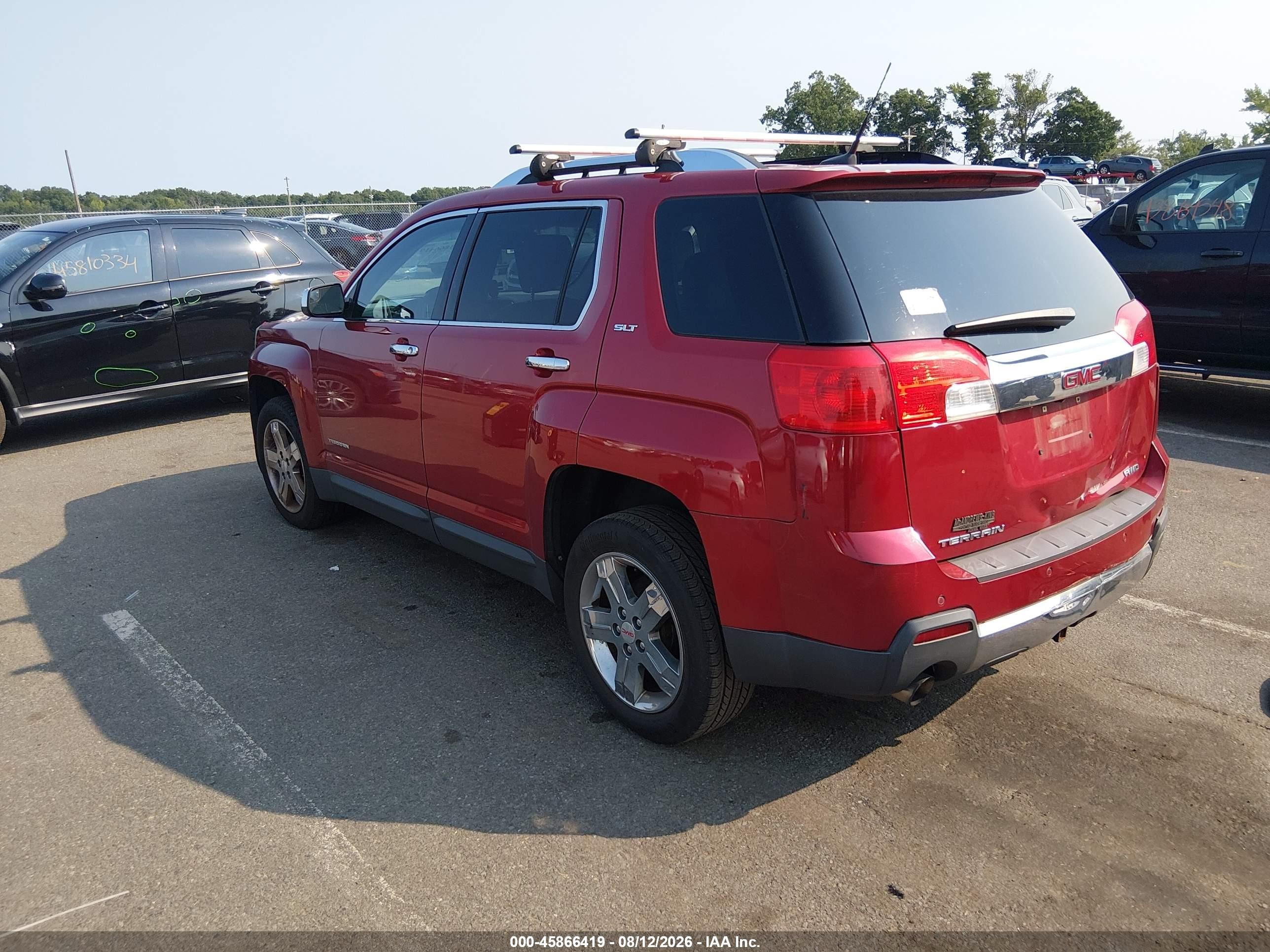 2013 Gmc Terrain Slt-2 Red vin: 2GKFLXE30D6128219