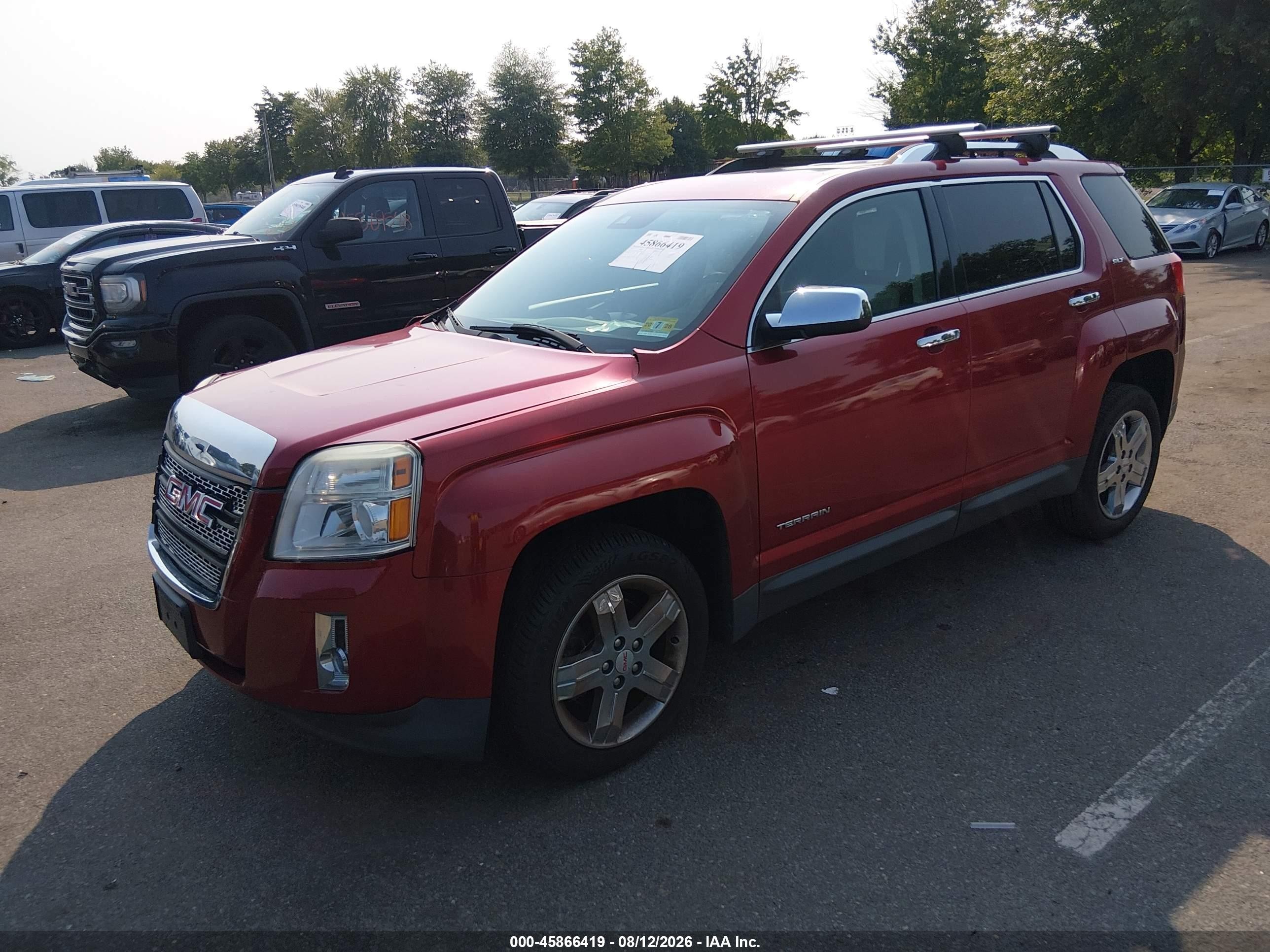 2013 Gmc Terrain Slt-2 Red vin: 2GKFLXE30D6128219