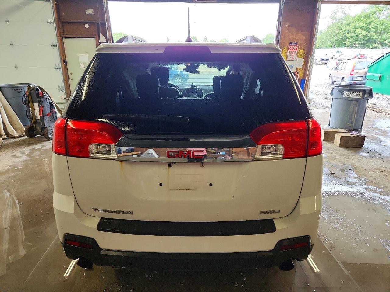 2014 Gmc Terrain Slt White vin: 2GKFLXE30E6219735