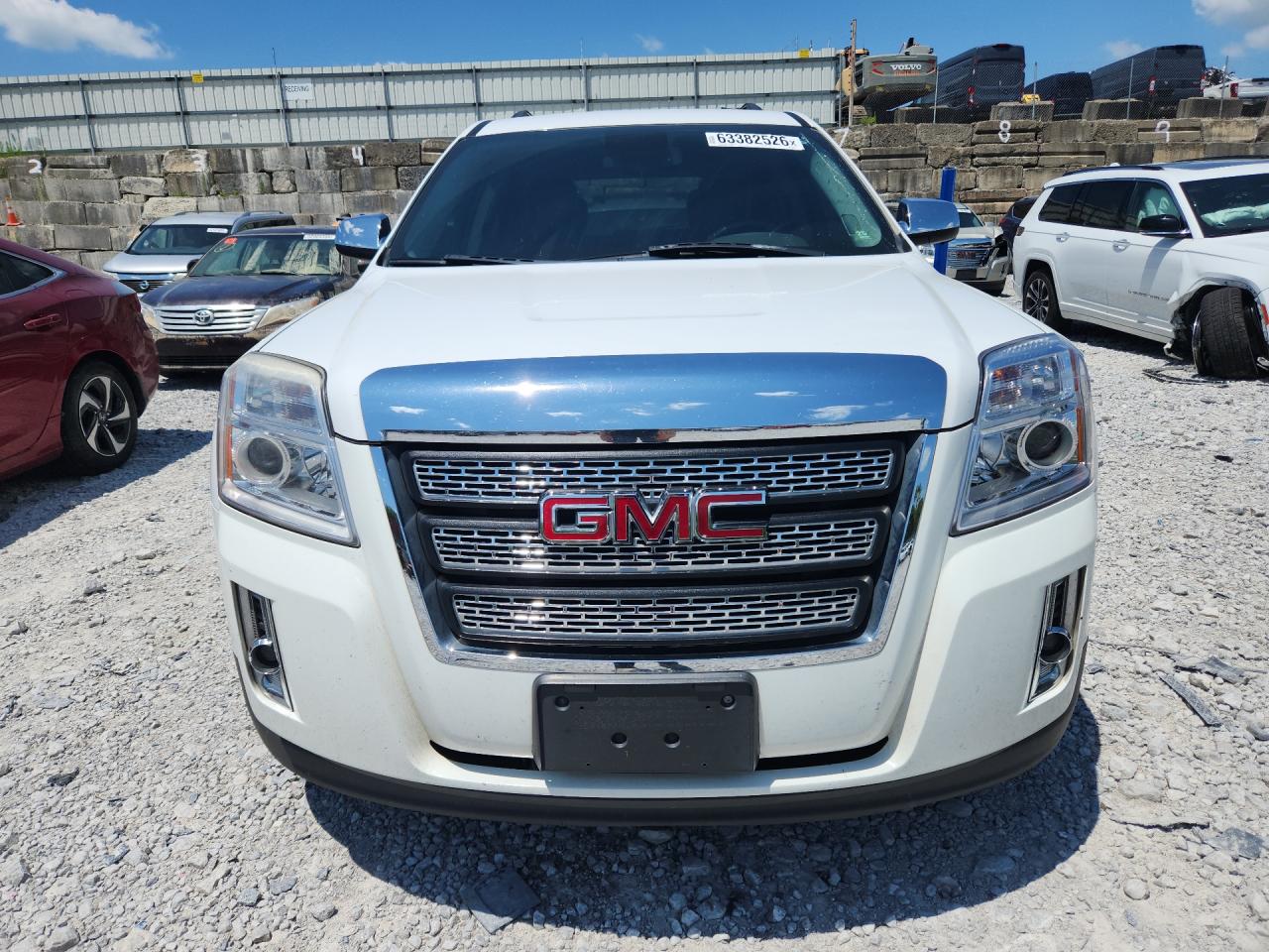 2015 Gmc Terrain Slt White vin: 2GKFLXE30F6365019