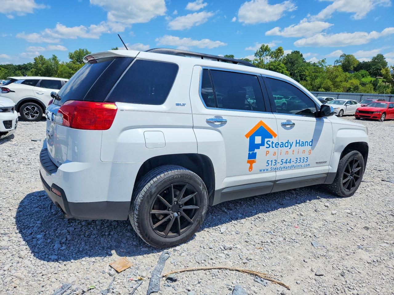 2015 Gmc Terrain Slt White vin: 2GKFLXE30F6365019