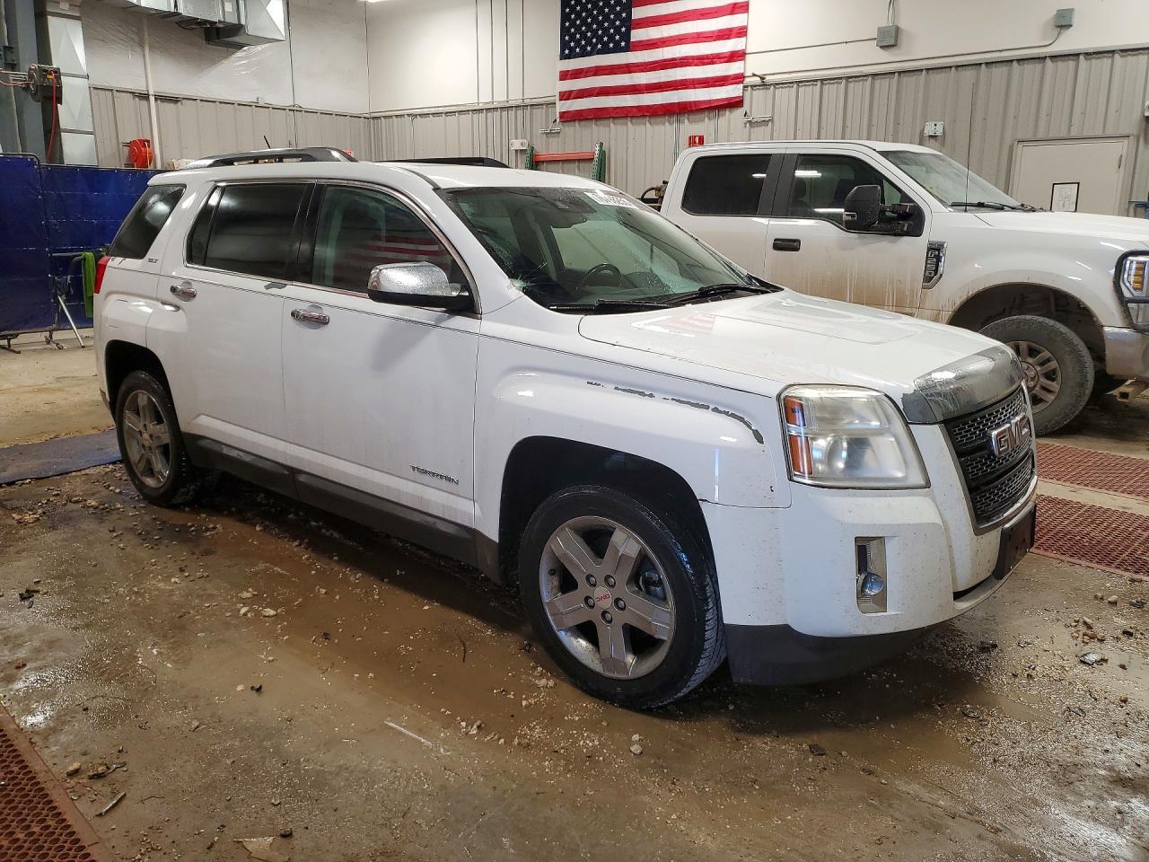 2013 Gmc Terrain Slt White vin: 2GKFLXE31D6190776