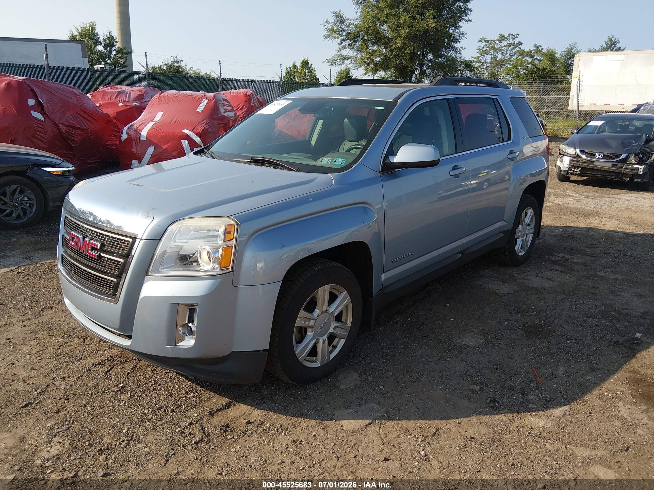 2014 Gmc Terrain Slt-1 Light Blue vin: 2GKFLXE31E6240268