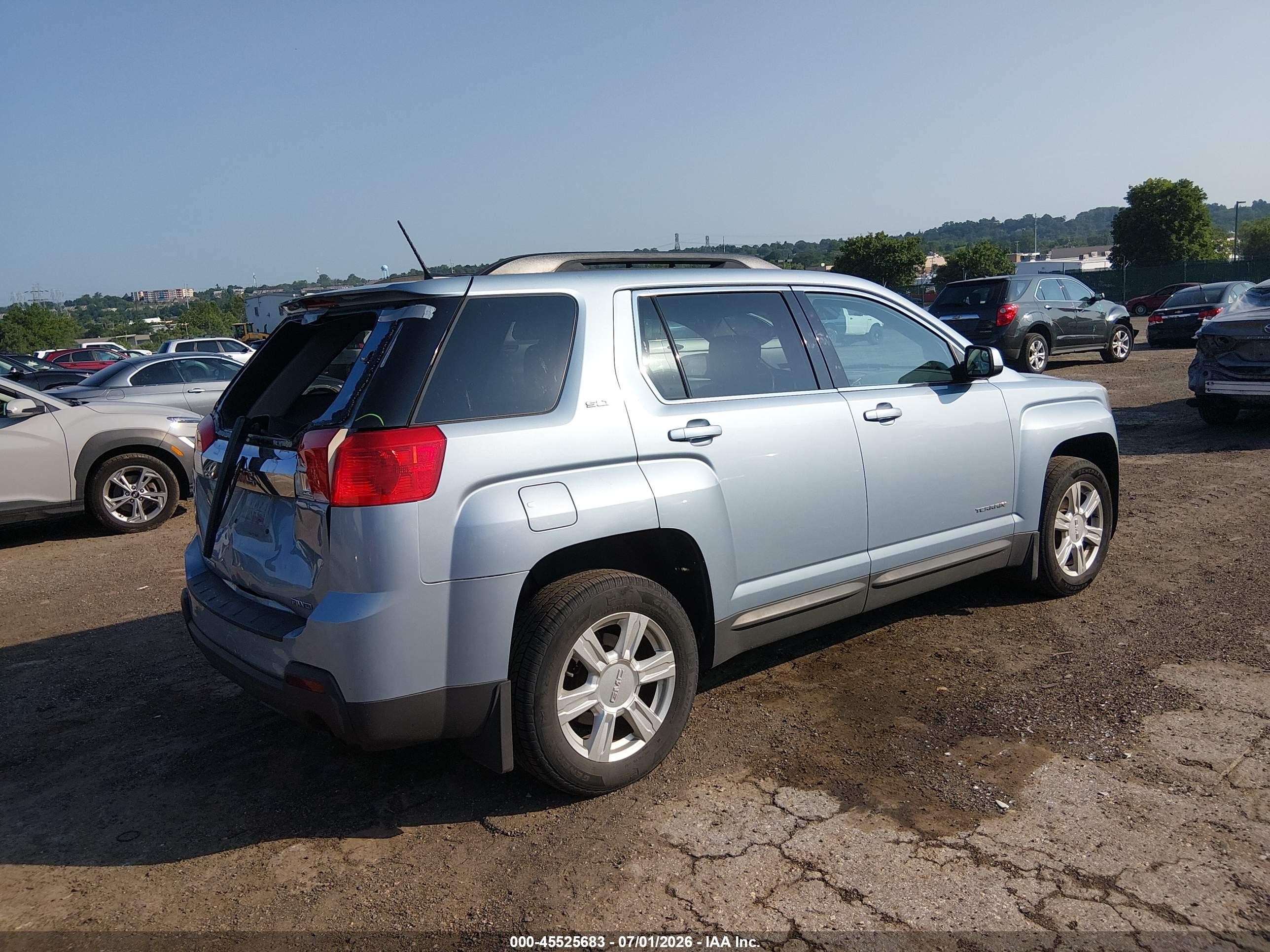 2014 Gmc Terrain Slt-1 Light Blue vin: 2GKFLXE31E6240268