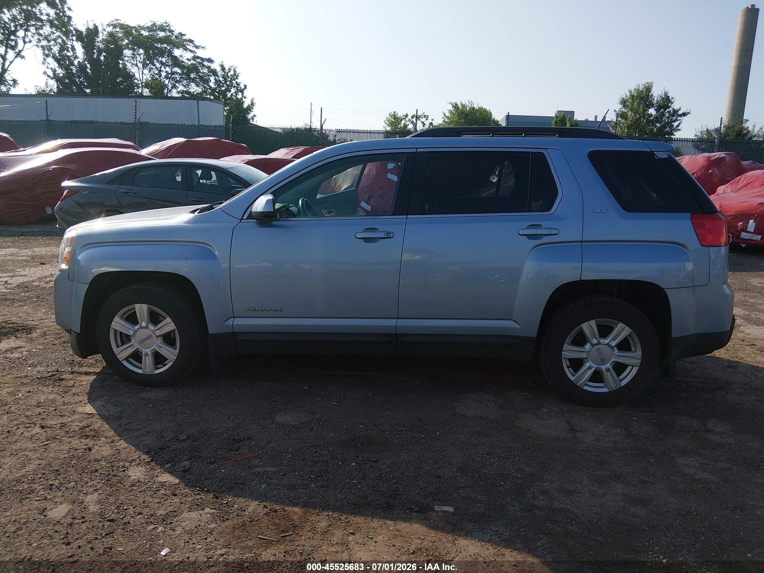 2014 Gmc Terrain Slt-1 Light Blue vin: 2GKFLXE31E6240268
