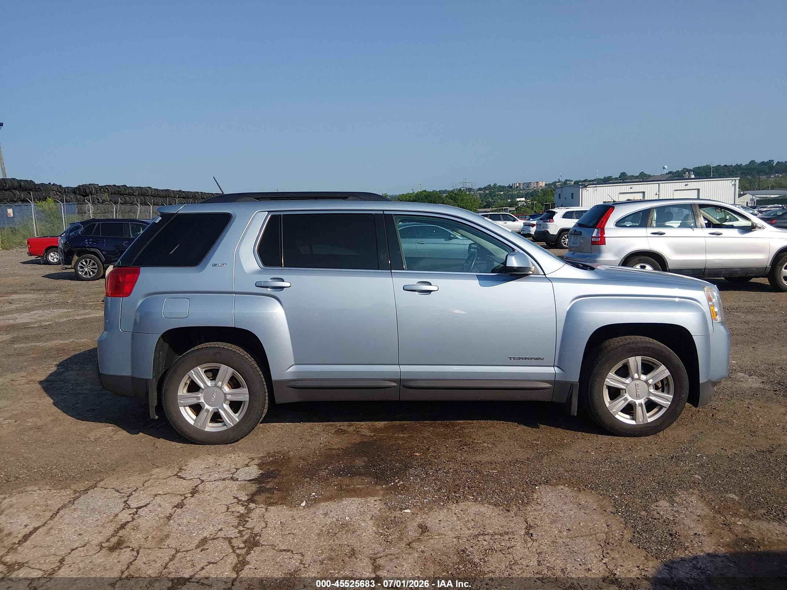 2014 Gmc Terrain Slt-1 Light Blue vin: 2GKFLXE31E6240268