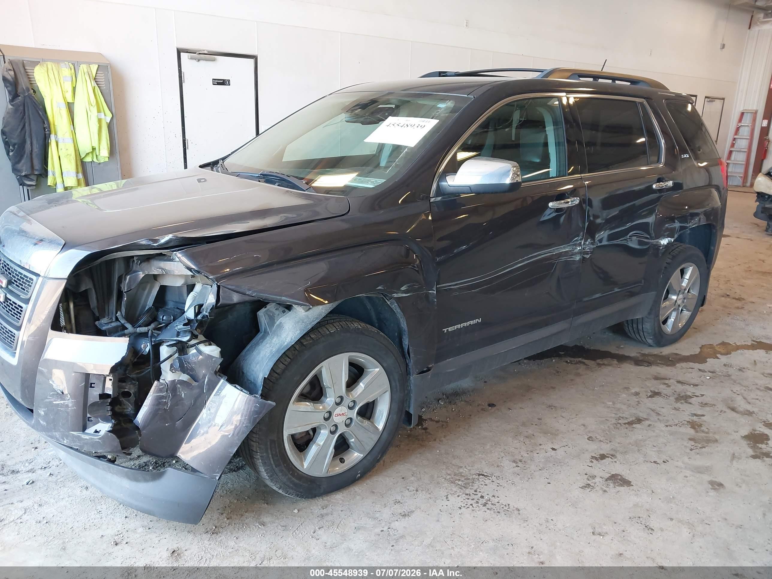 2014 Gmc Terrain Slt-1 Gray vin: 2GKFLXE31E6285226
