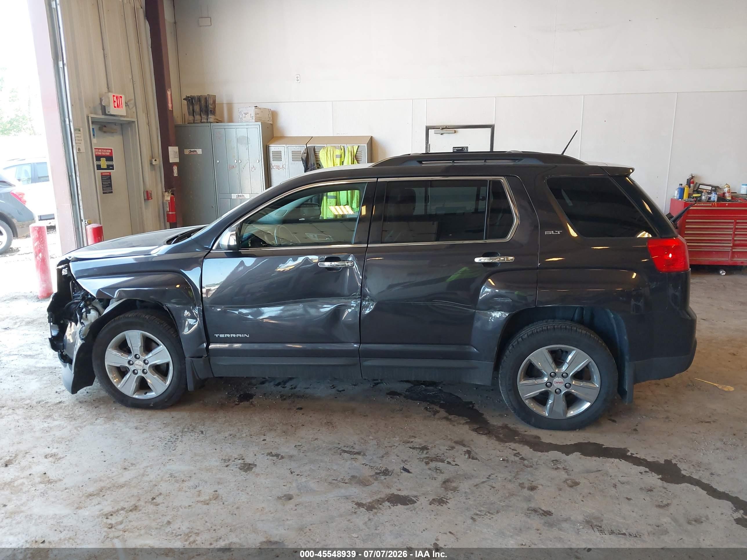 2014 Gmc Terrain Slt-1 Gray vin: 2GKFLXE31E6285226